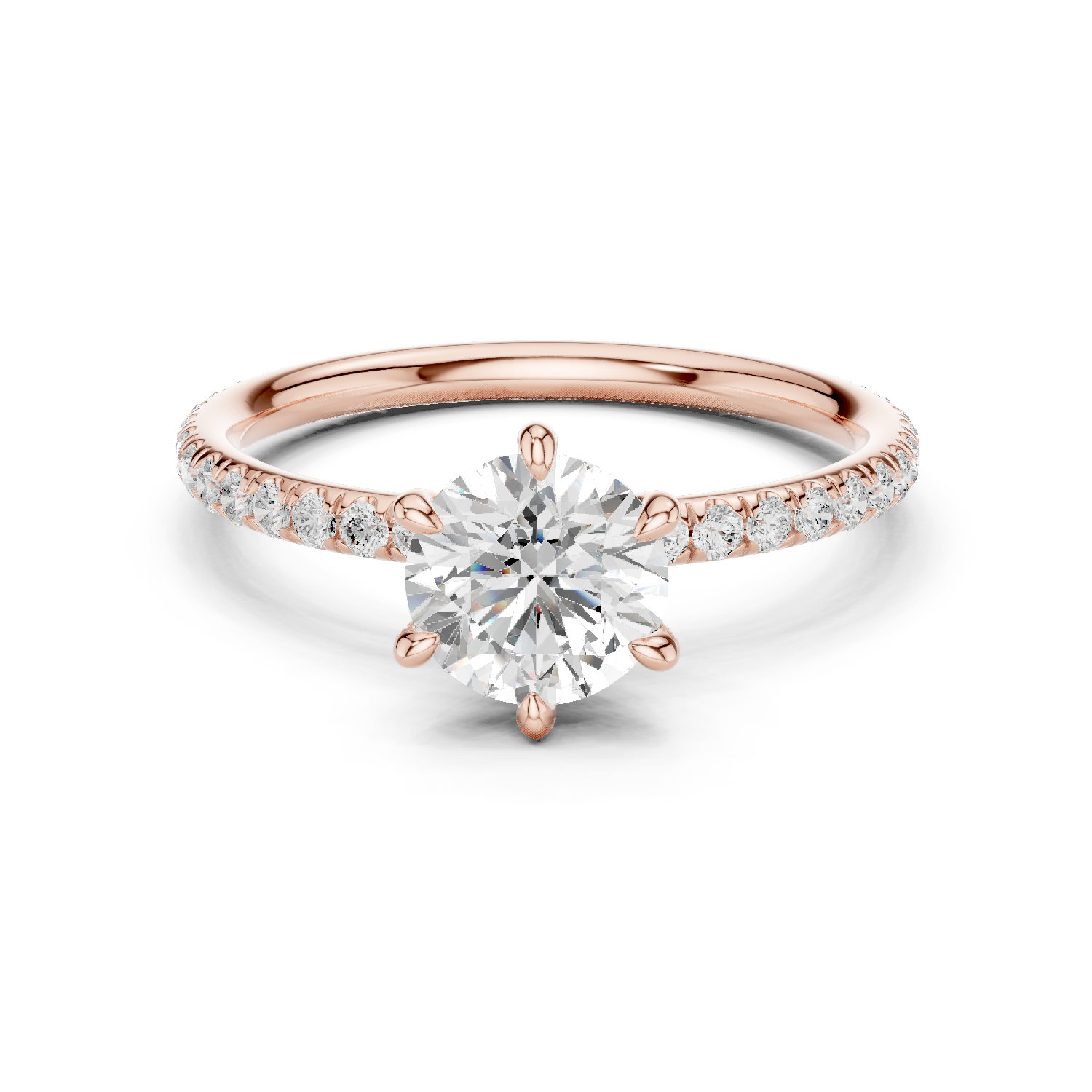Avelique Round Pavé Ring