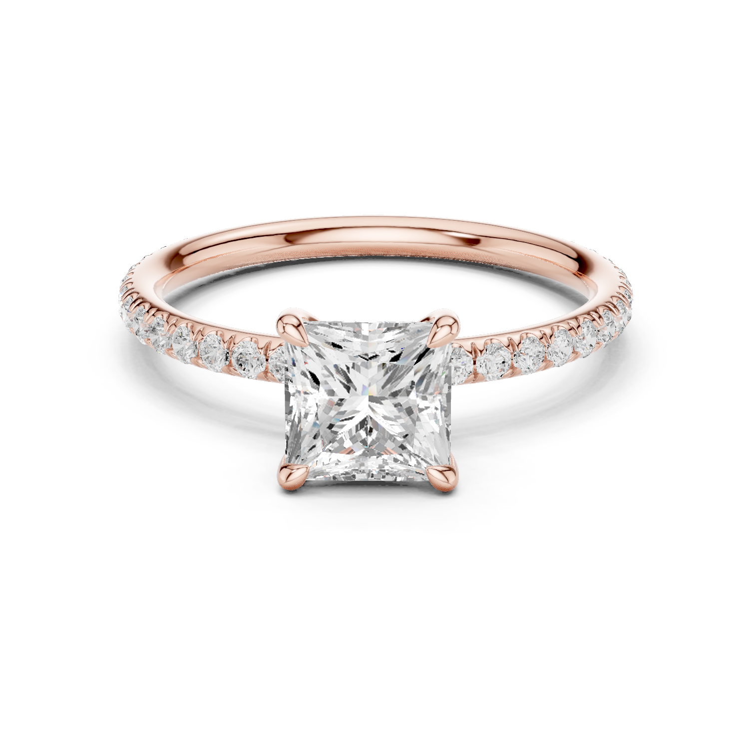 Zephira Princess Diamond Ring