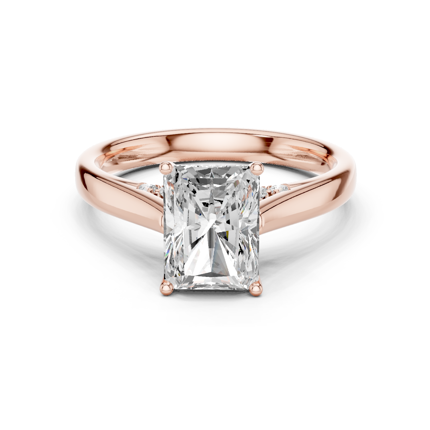Aurevon Radiant Diamond Ring