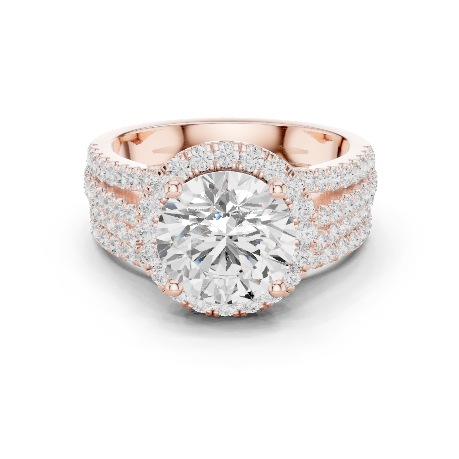 Aurora Royale Halo Ring