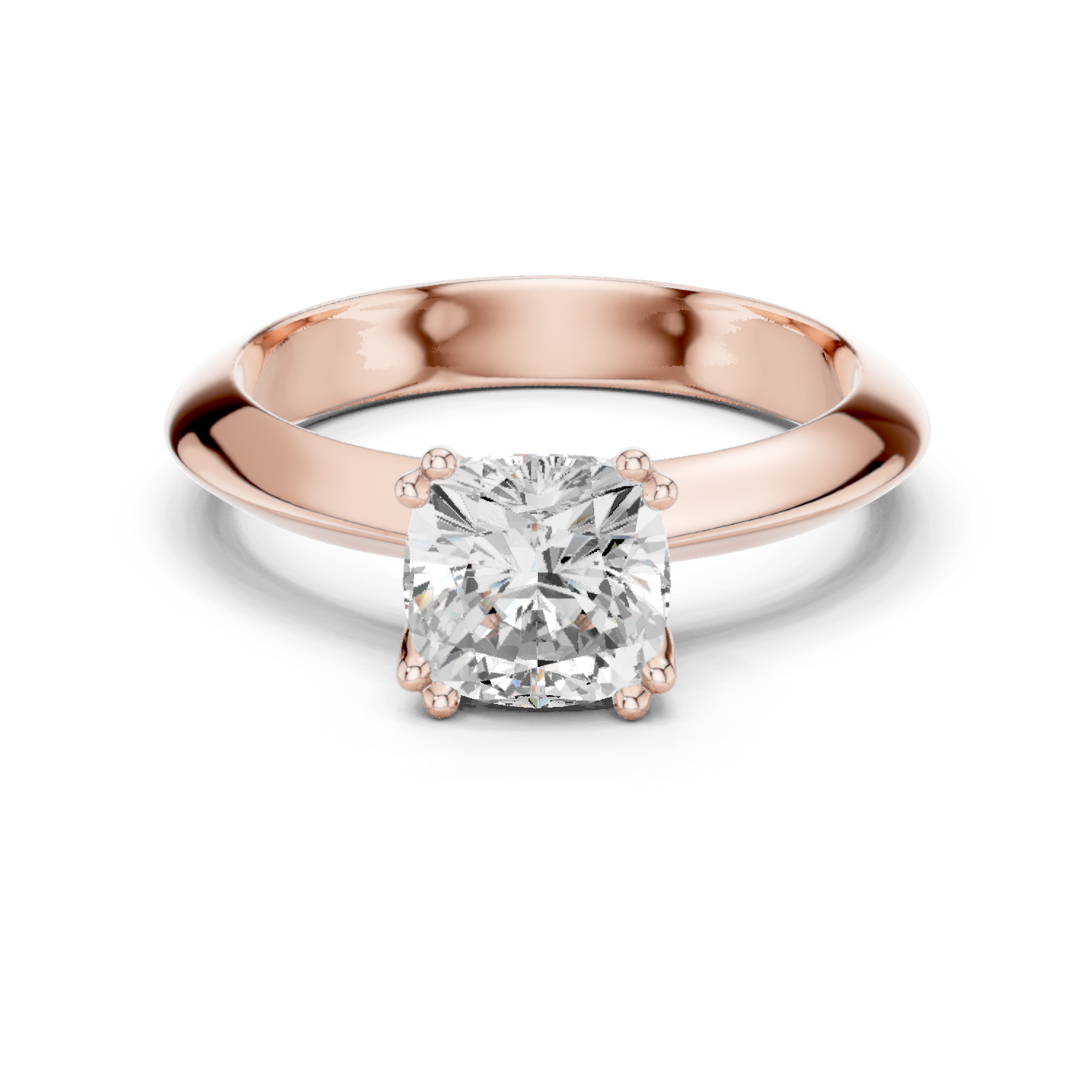 Viora Cushion Solitaire Ring