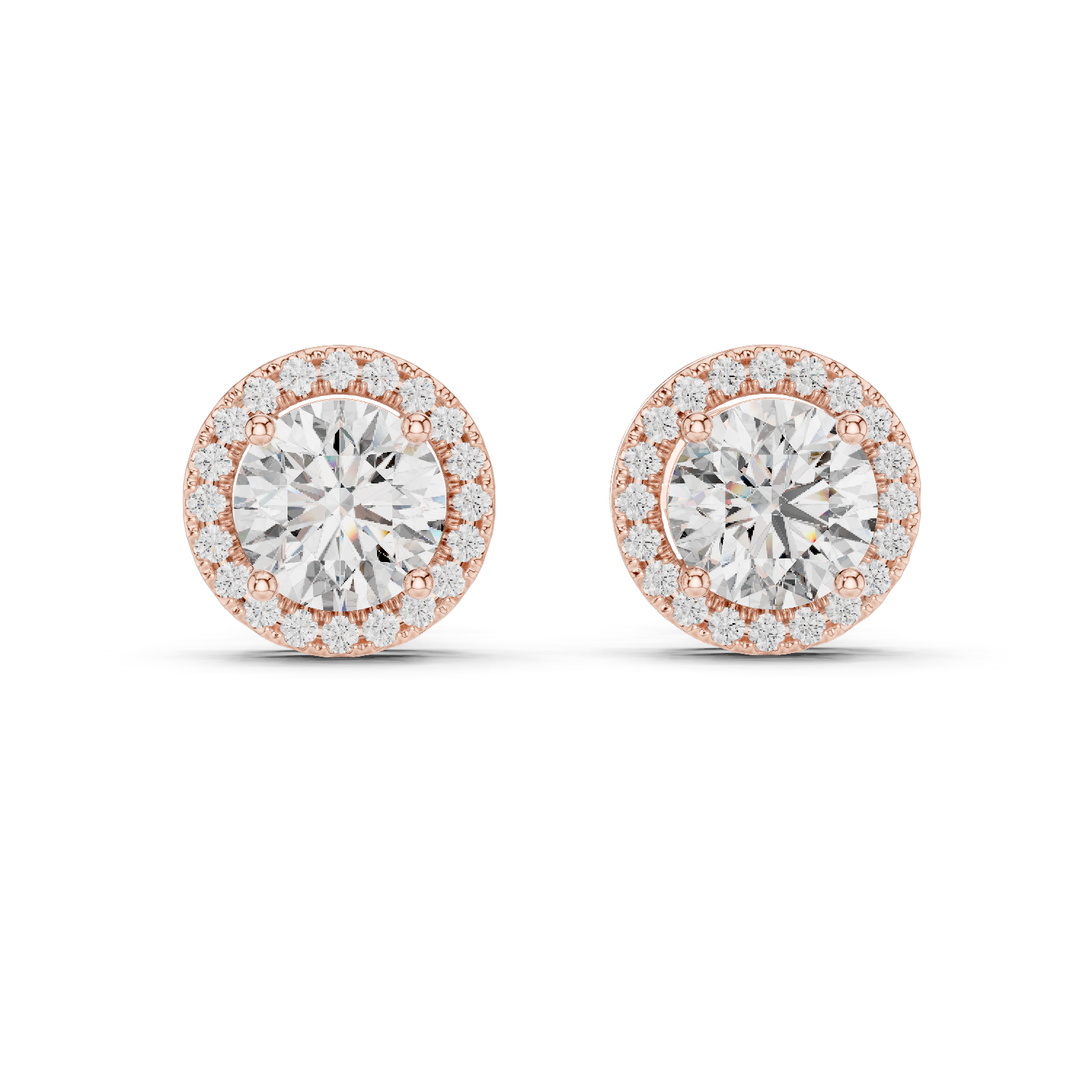 1CT ROUND WITH HALO SETTING TOPS