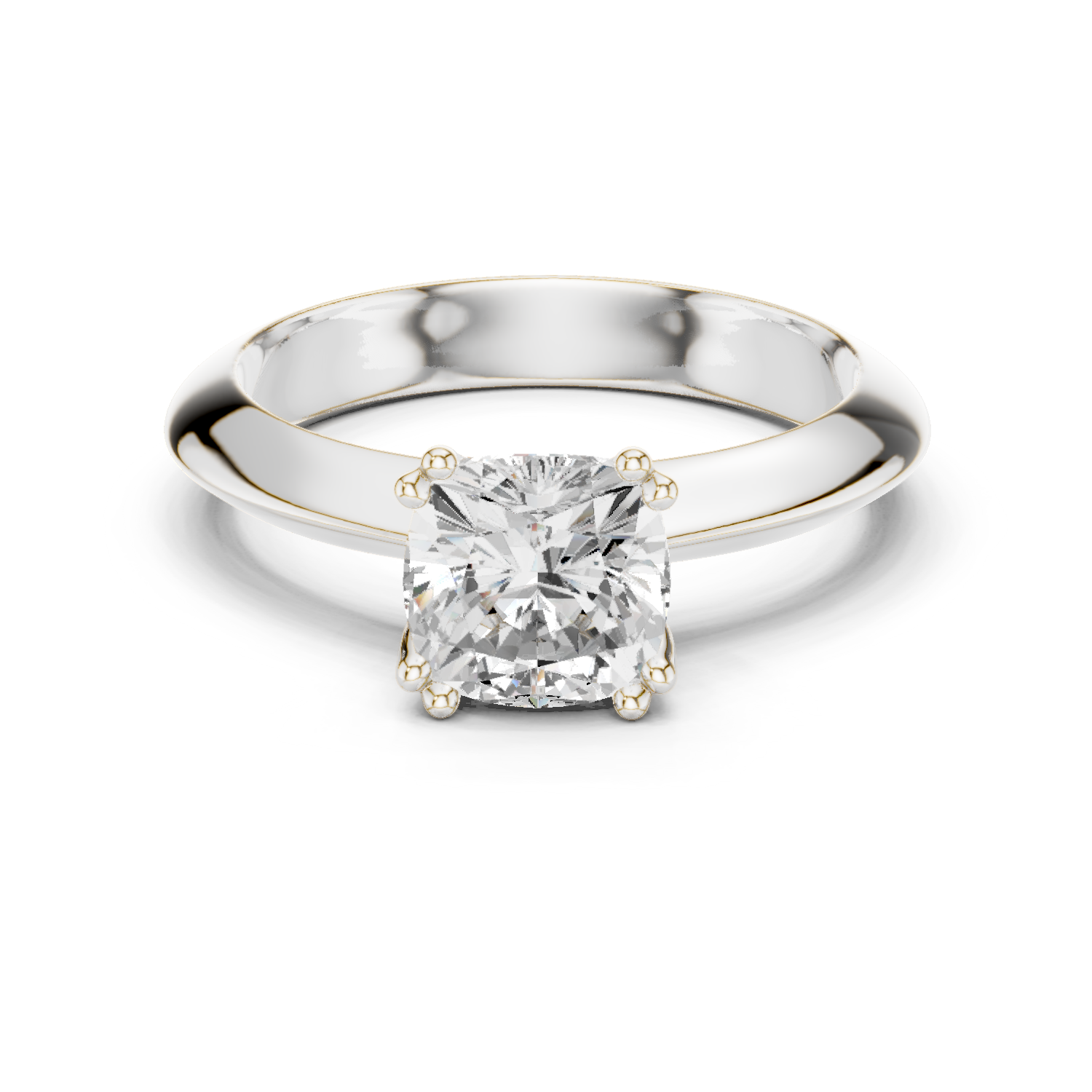 Viora Cushion Solitaire Ring