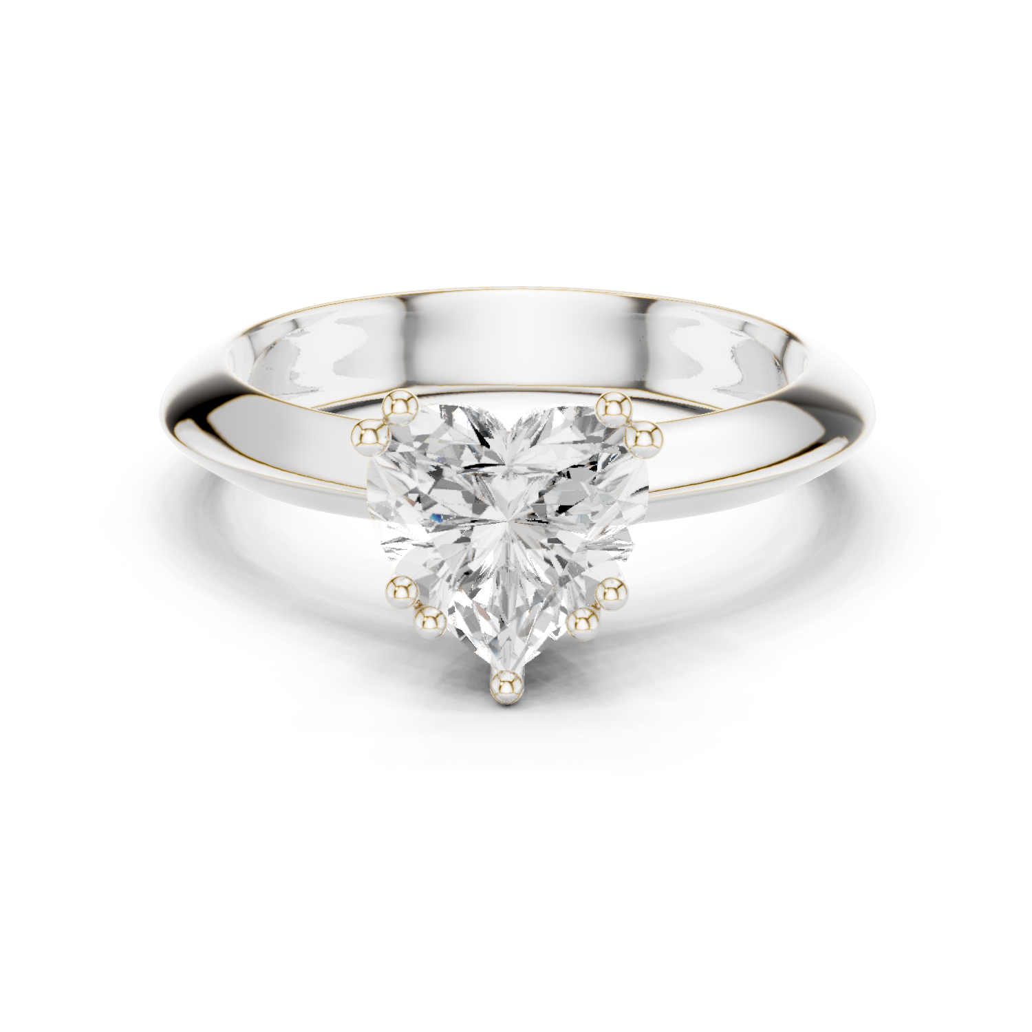 Aster Heart Cut Engagement Ring
