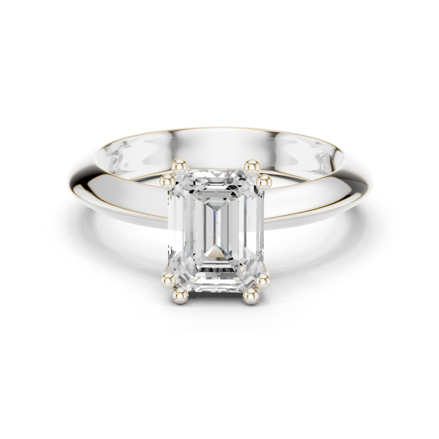 Celeste Emerald Cut Diamond Ring