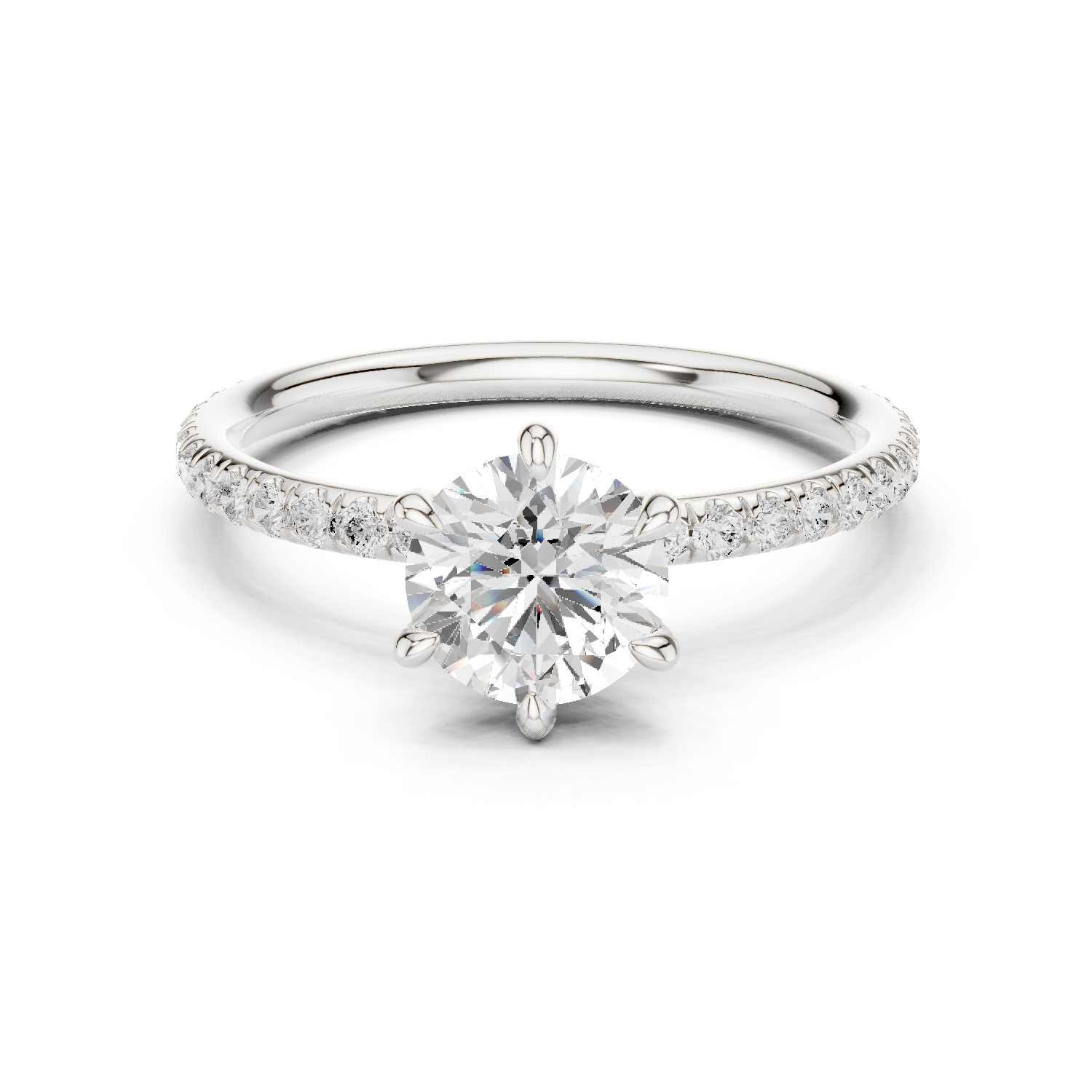 Avelique Round Pavé Ring