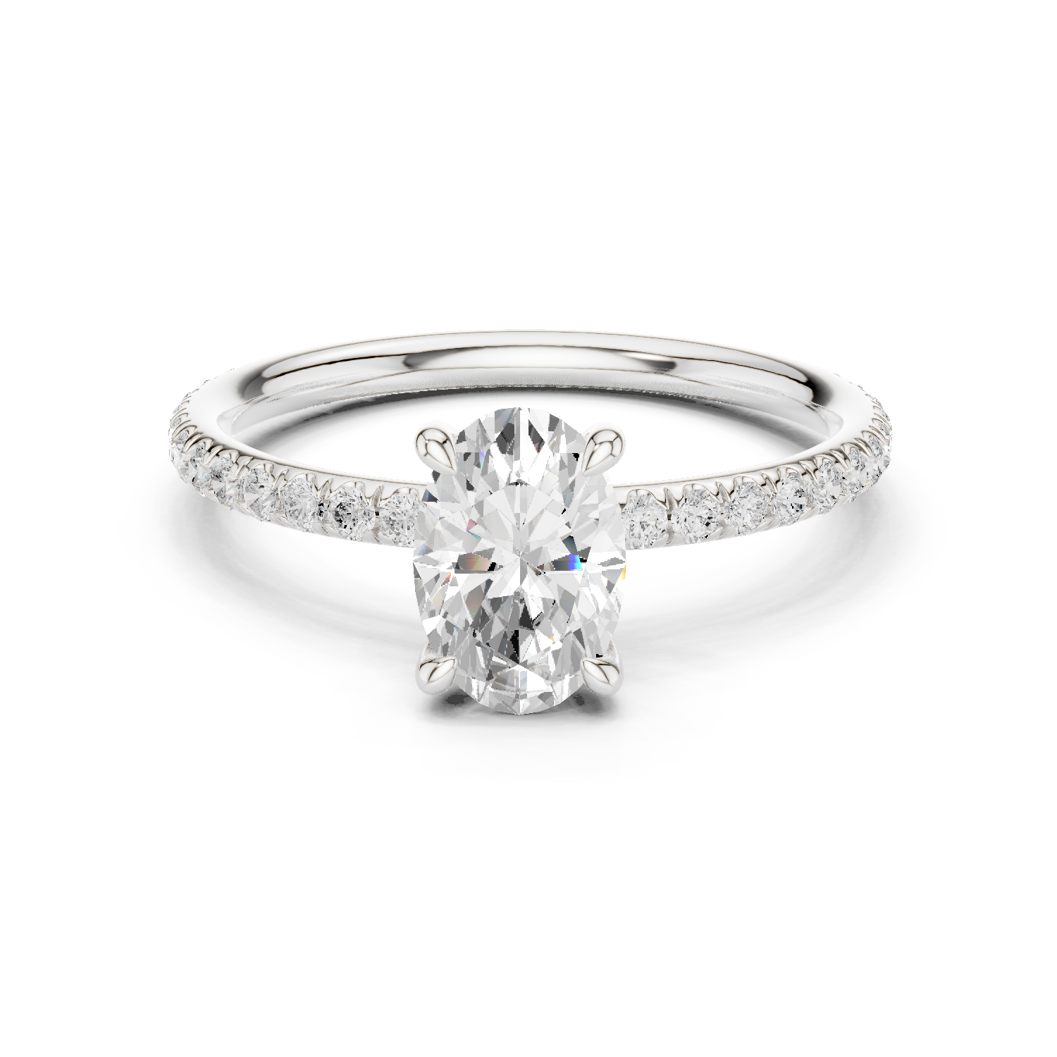 Sorelle Oval Pavé Ring