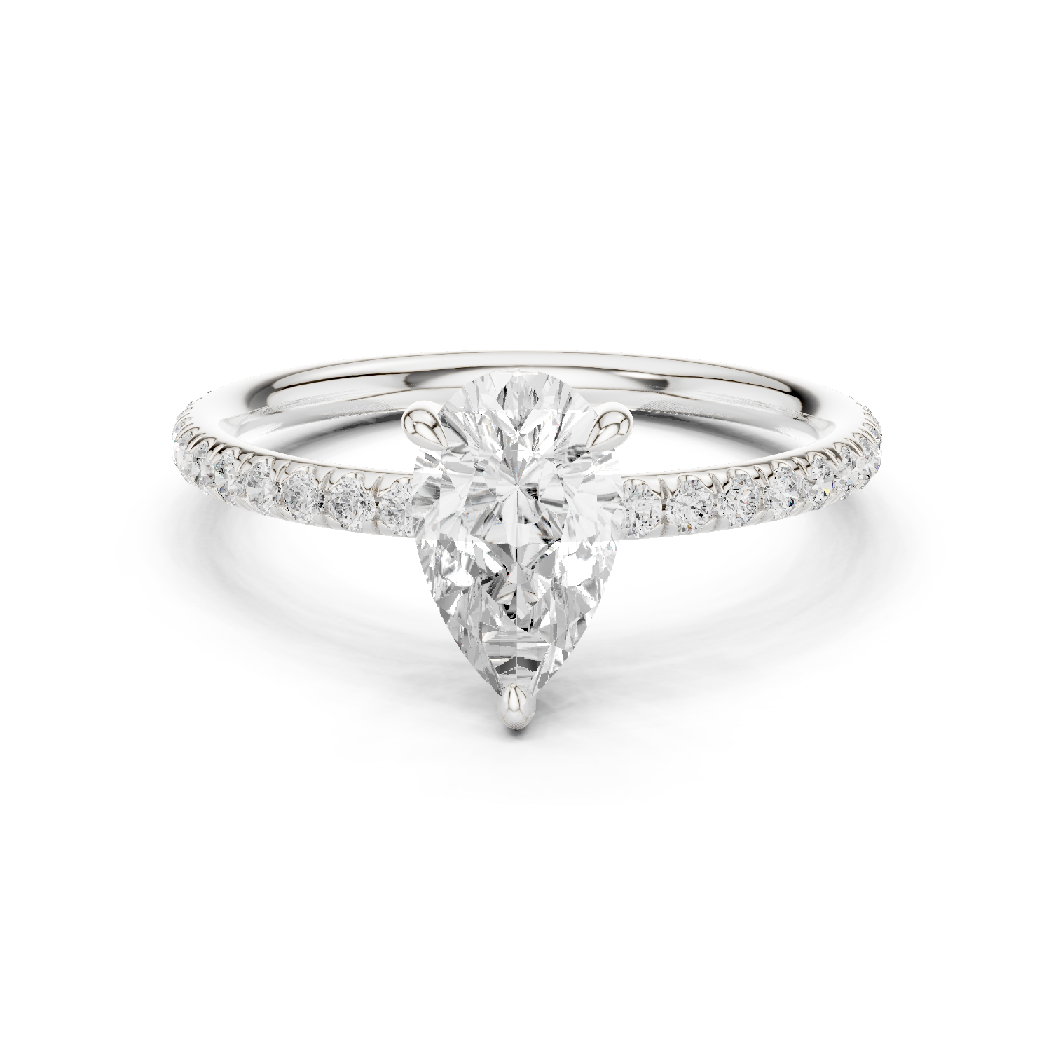 Elyssia Pear Engagement Ring