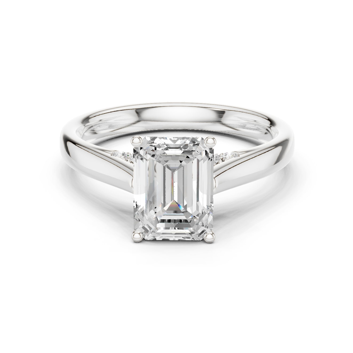 Elysian Emerald Diamond Ring