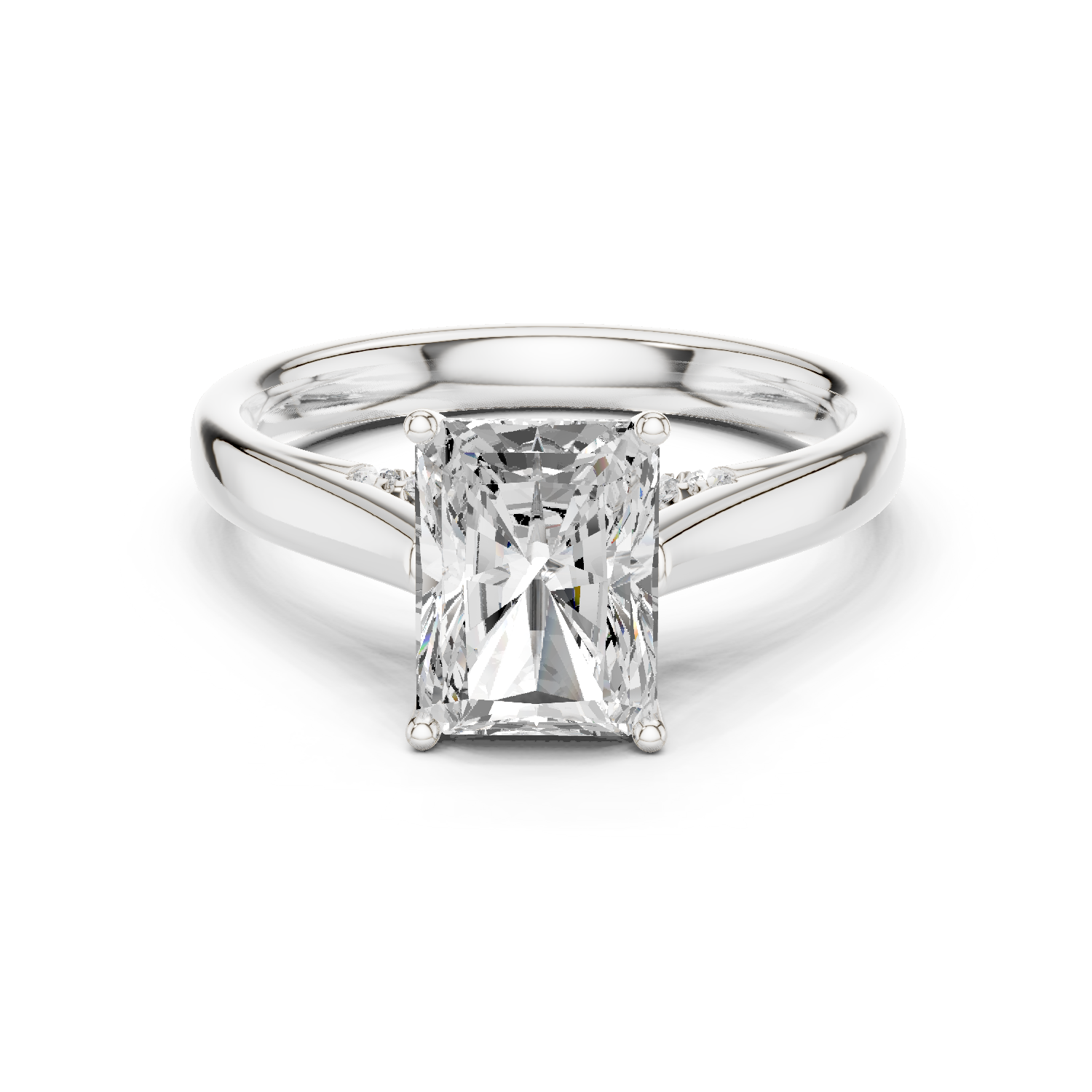 Aurevon Radiant Diamond Ring