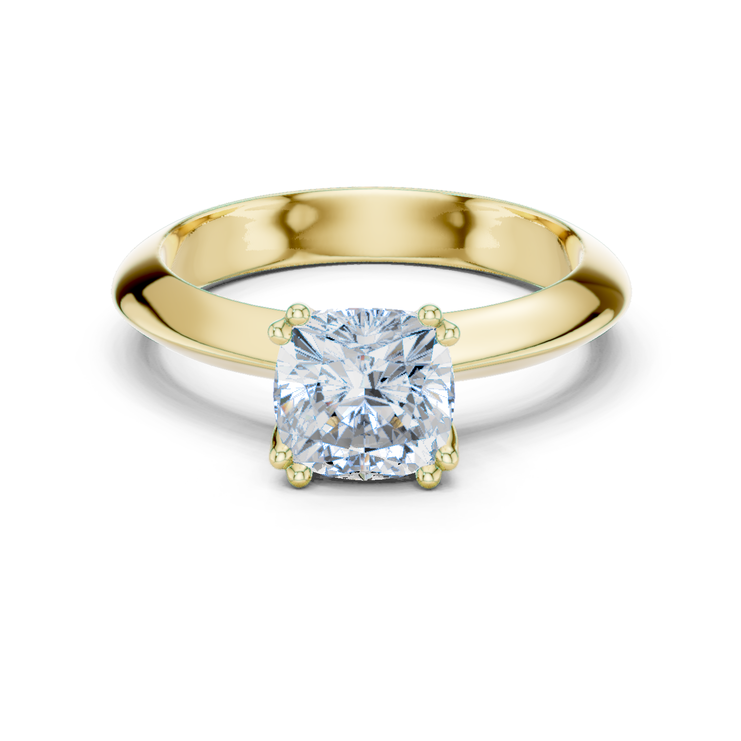 Viora Cushion Solitaire Ring