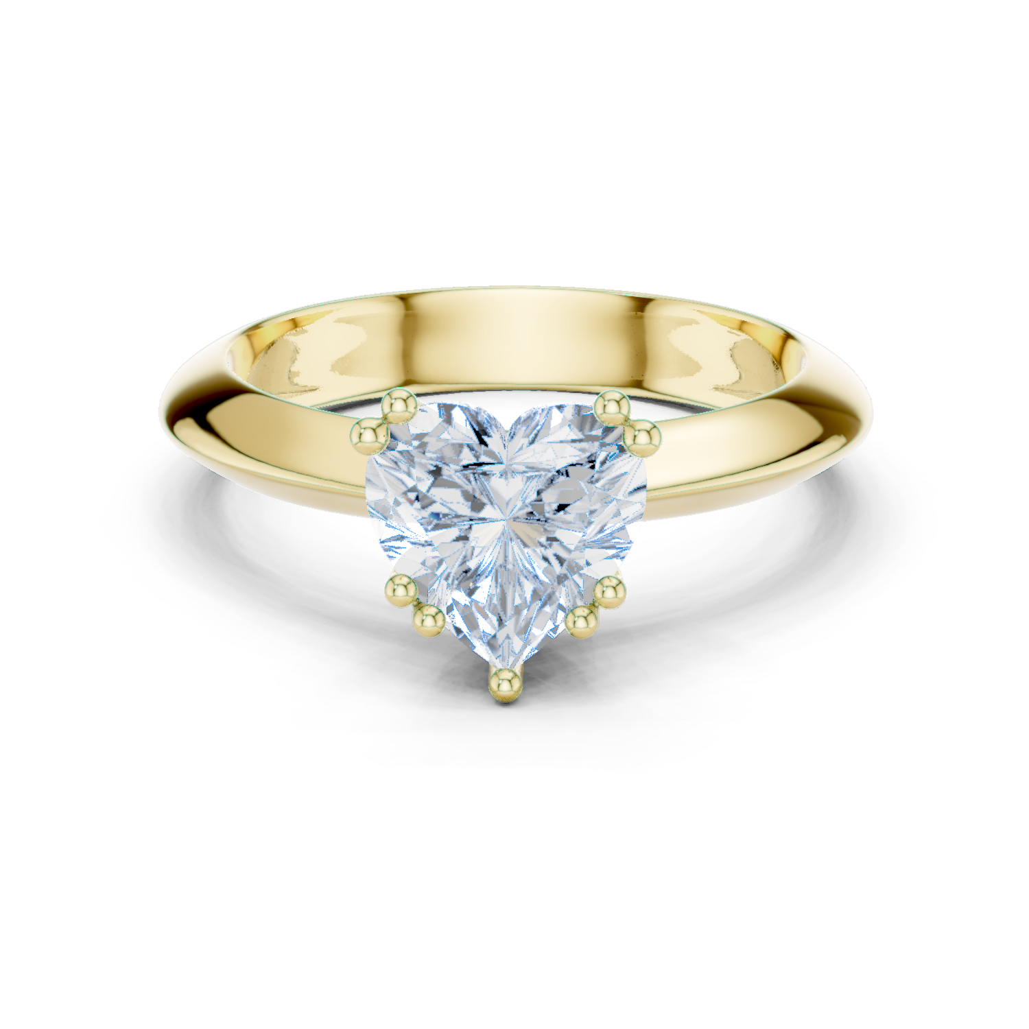 Aster Heart Cut Engagement Ring