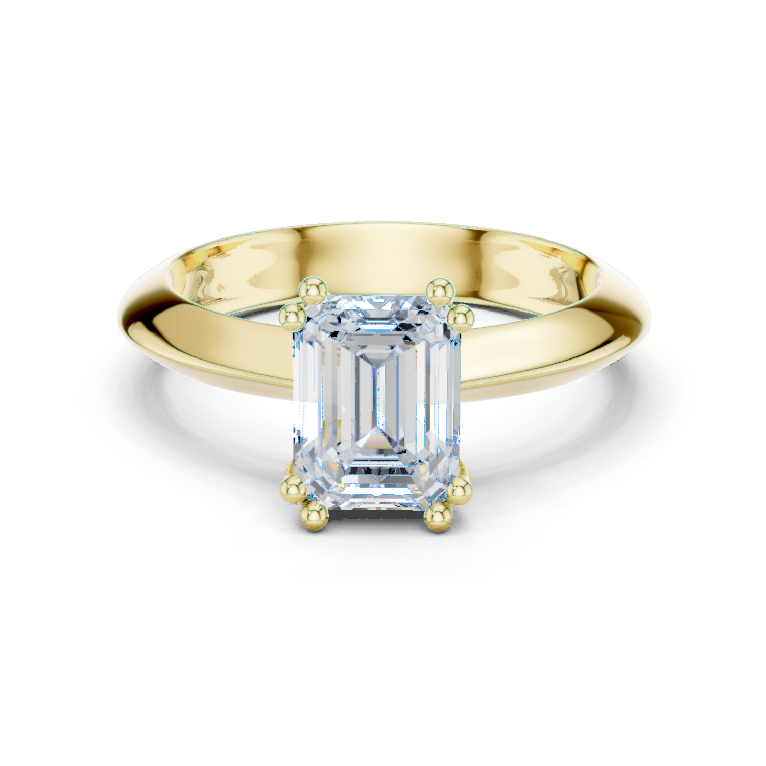 Celeste Emerald Cut Diamond Ring