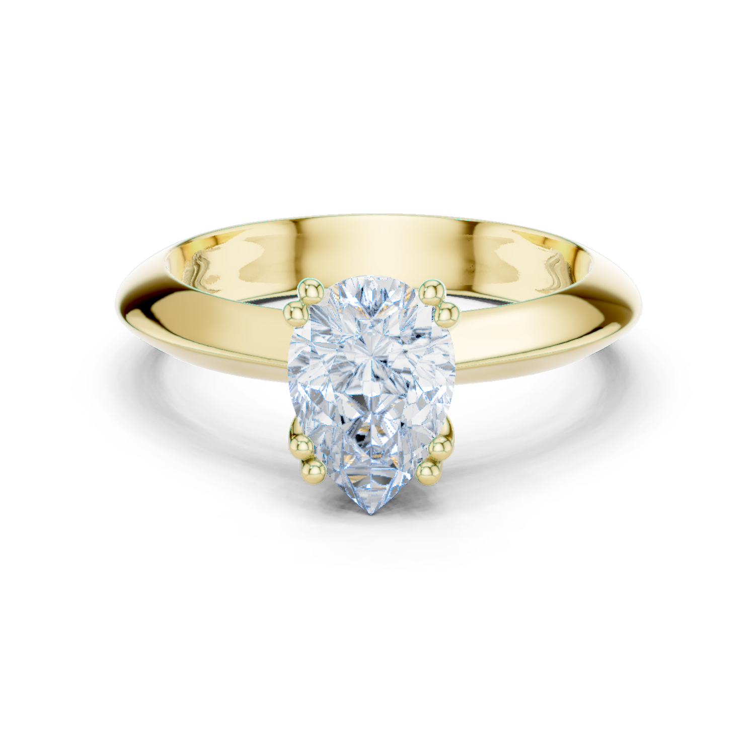 Celeste Pear Cut Diamond Ring
