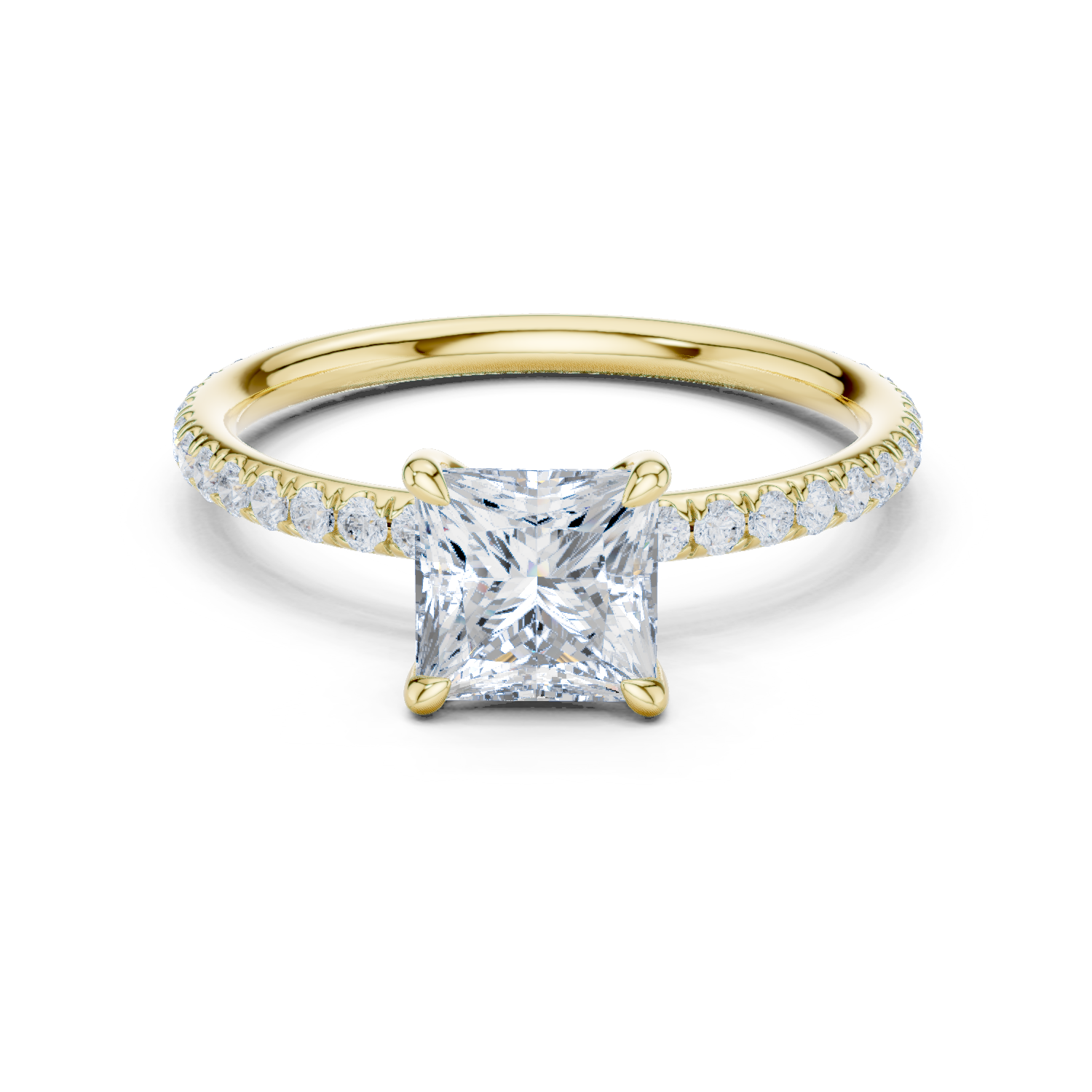 Zephira Princess Diamond Ring