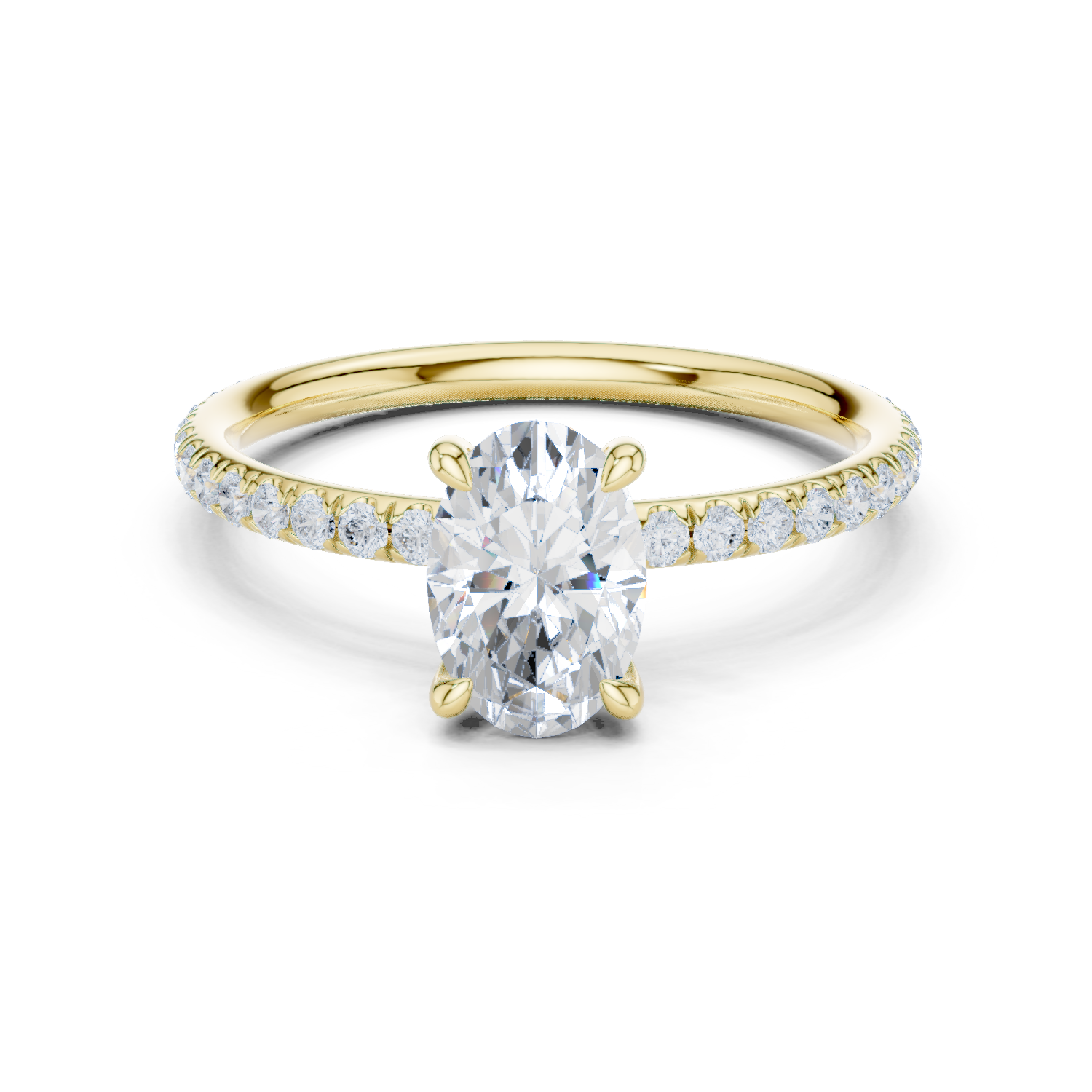 Sorelle Oval Pavé Ring