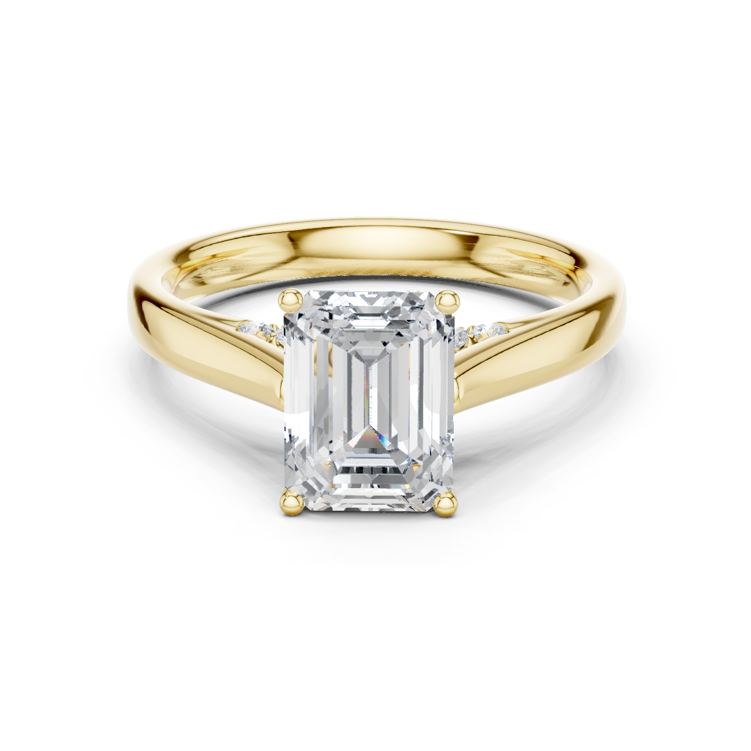 Elysian Emerald Diamond Ring