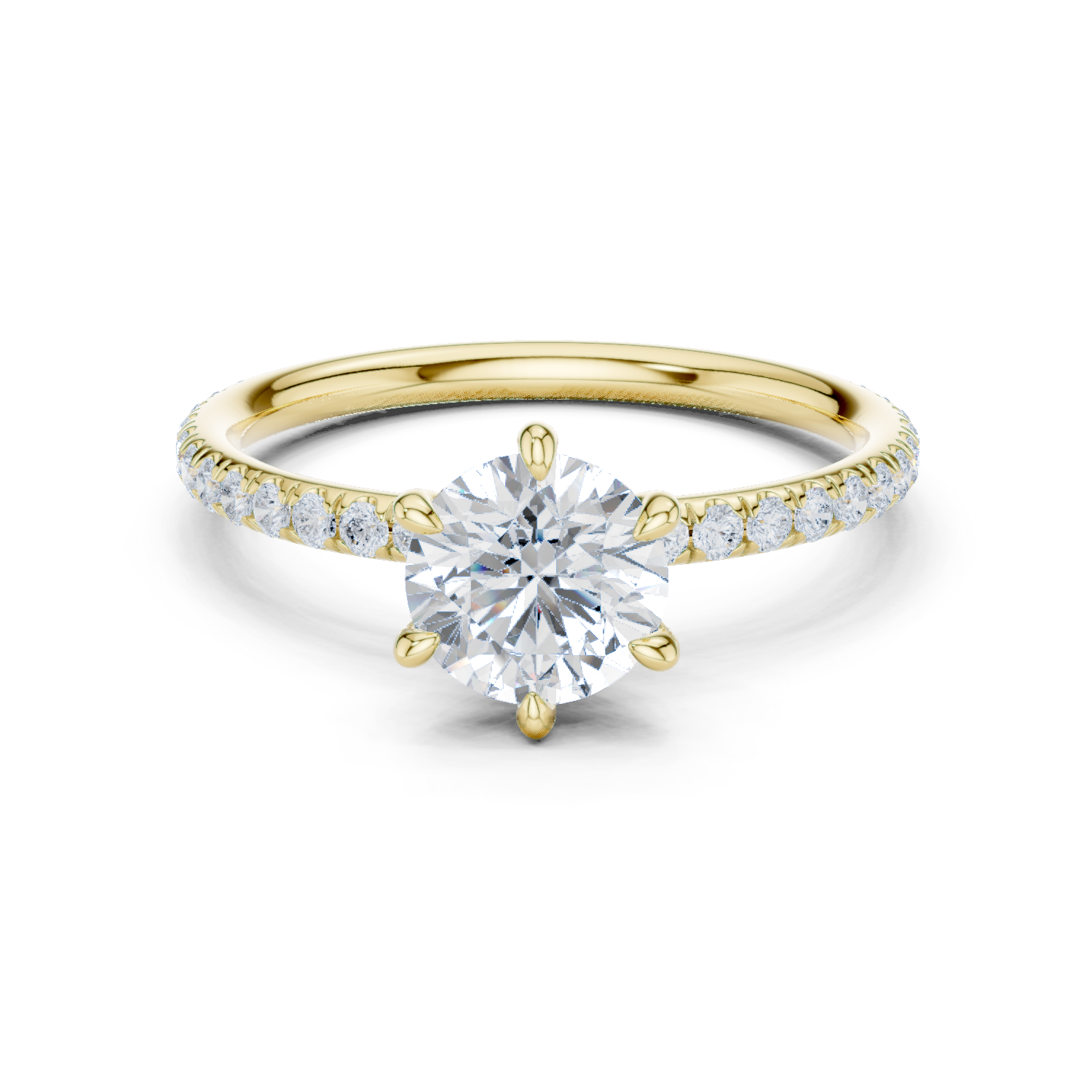Avelique Round Pavé Ring