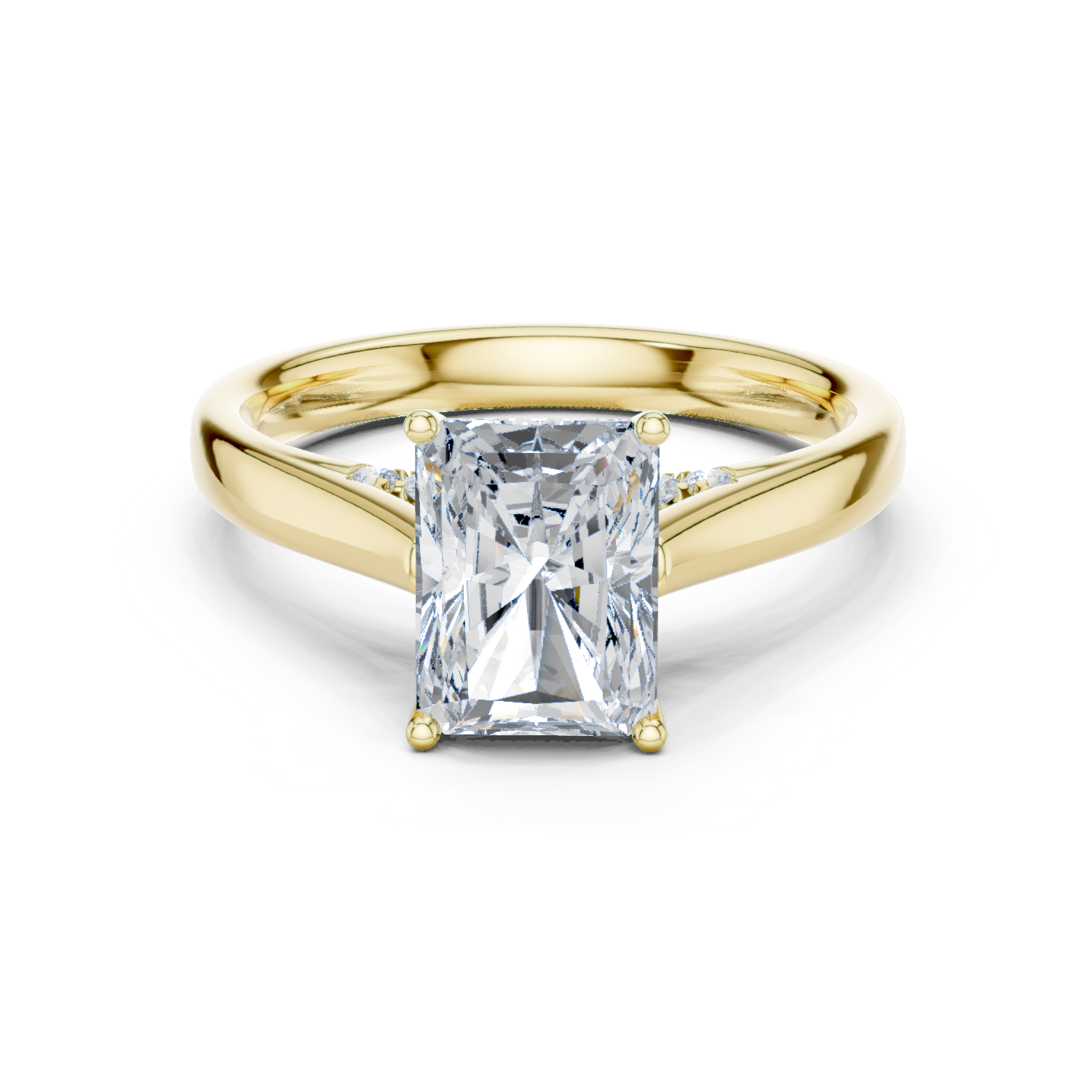 Aurevon Radiant Diamond Ring