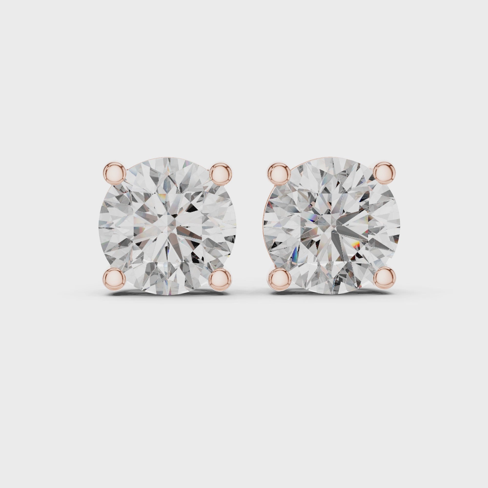2CT SOLITAIRE EARRING