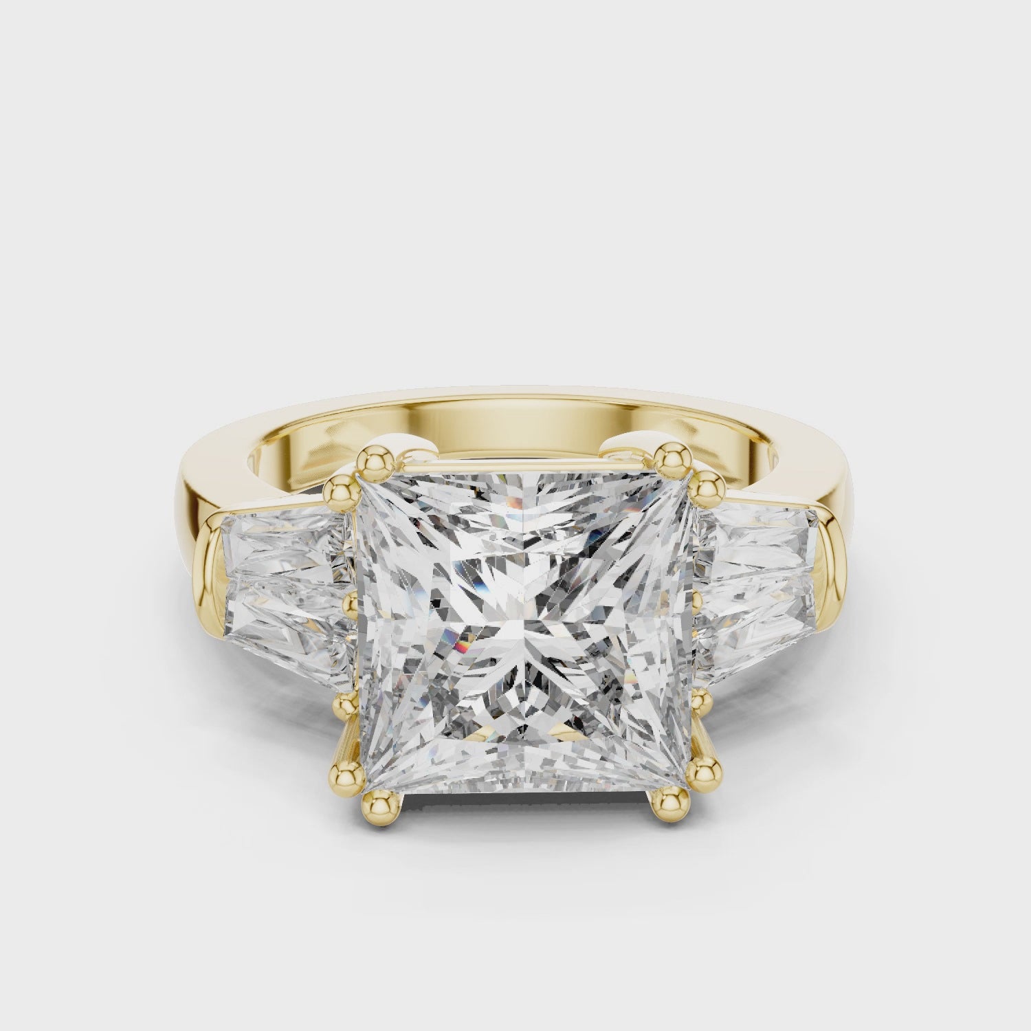 3CT PRINCESS ENGAGEMENT RING