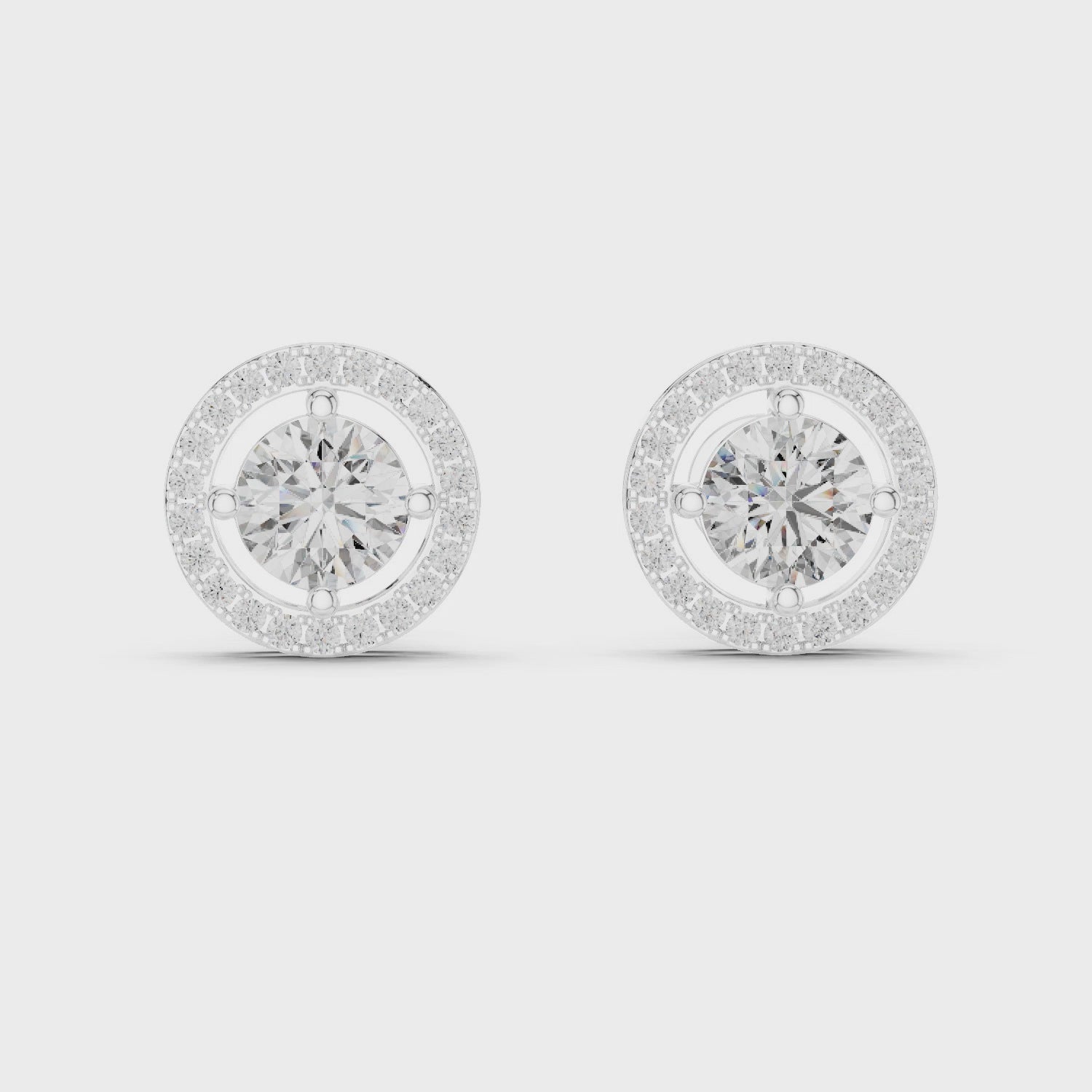 1CT ROUND WITH HALO SETTING TOPS