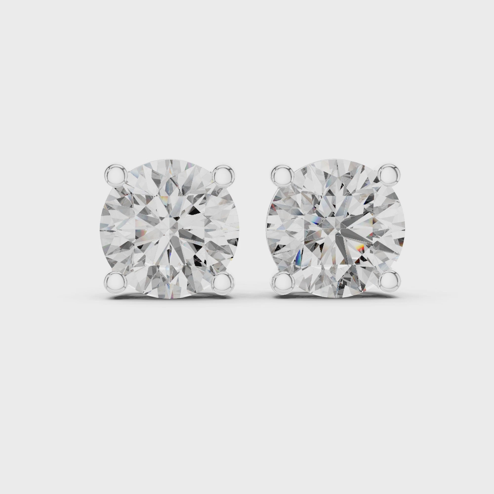 2CT SOLITAIRE EARRING