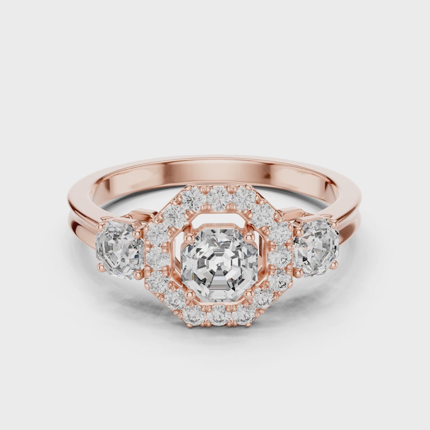 Halo Setting Engagement Ring