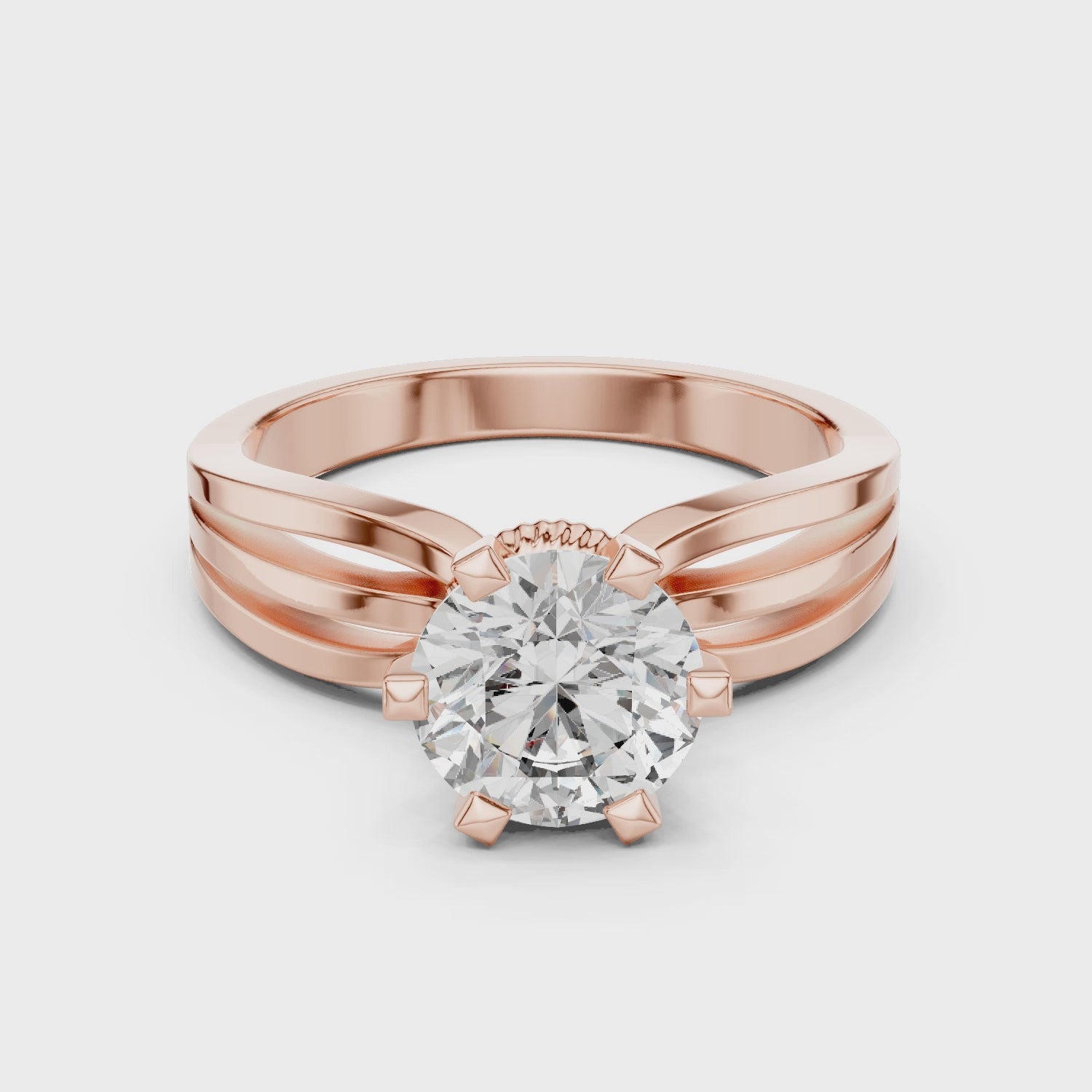 1ct Solitaire With Unique Shank
