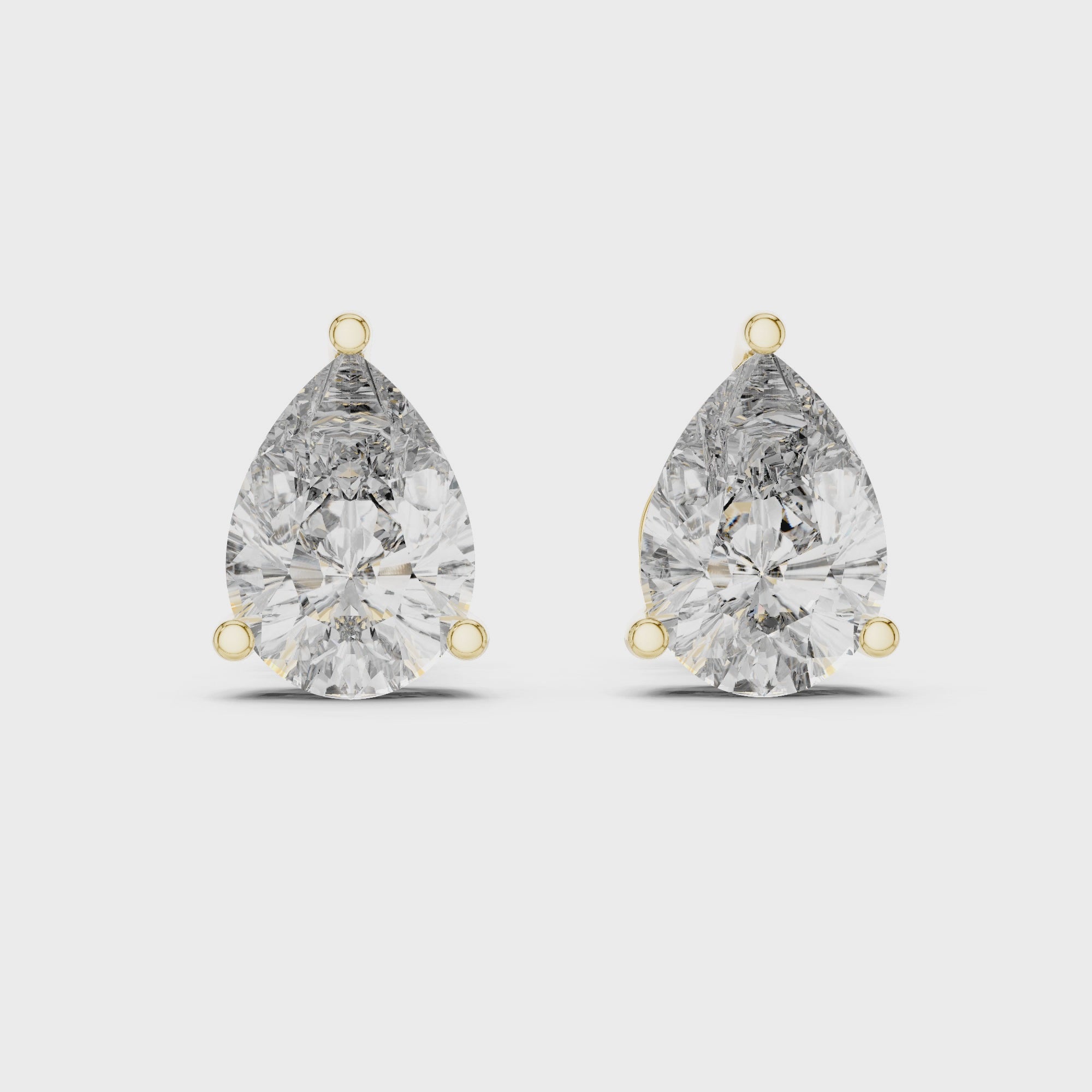 1.5CT PEAR EARRING