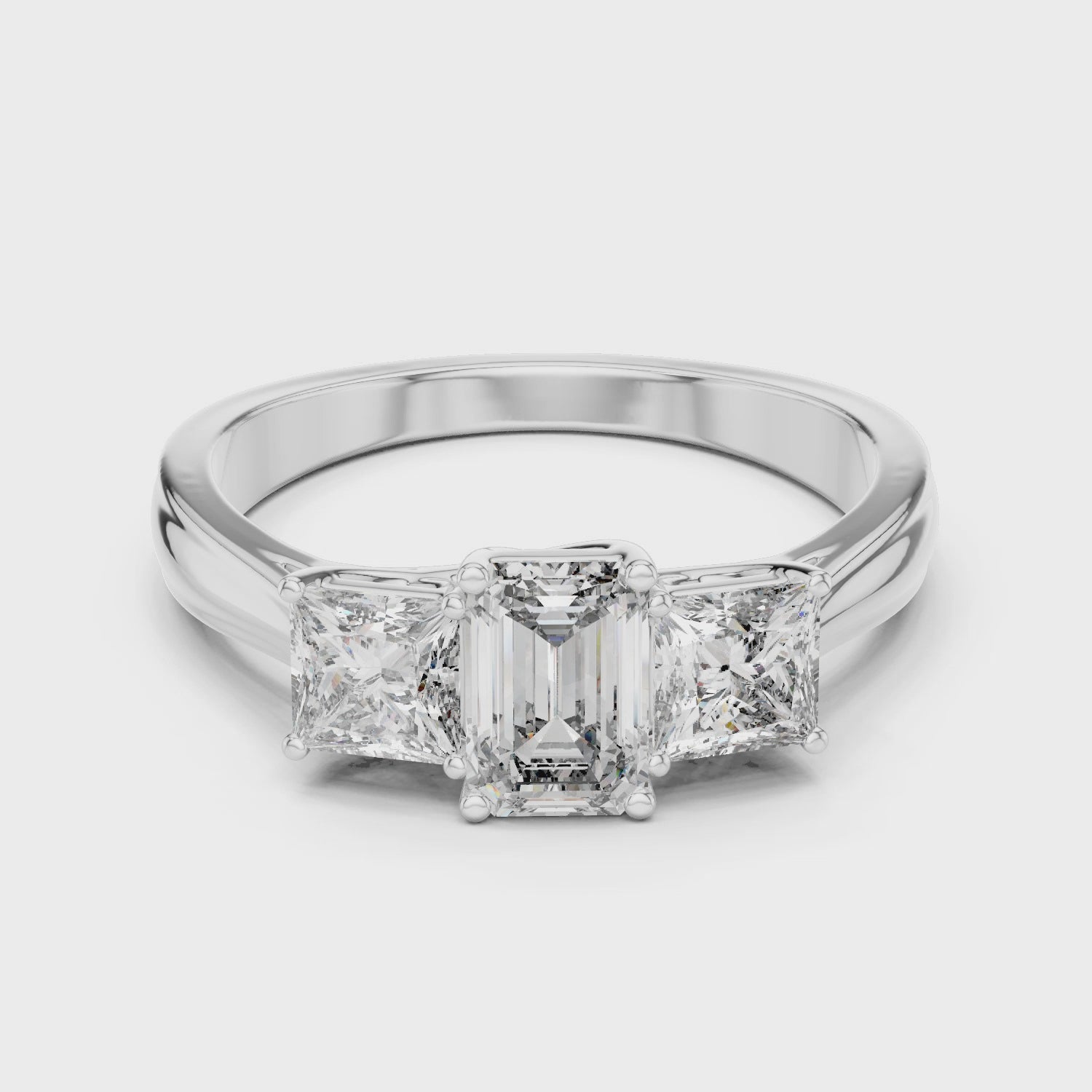 3 Stone Engagement Ring
