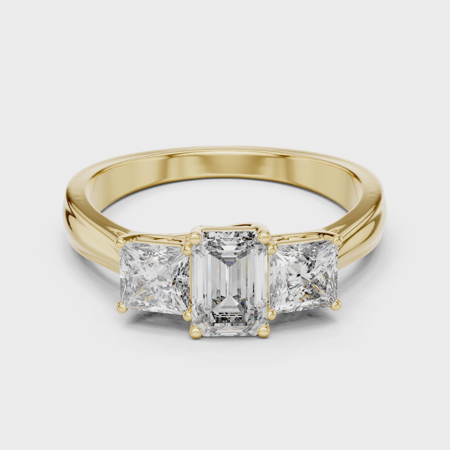 3 Stone Engagement Ring