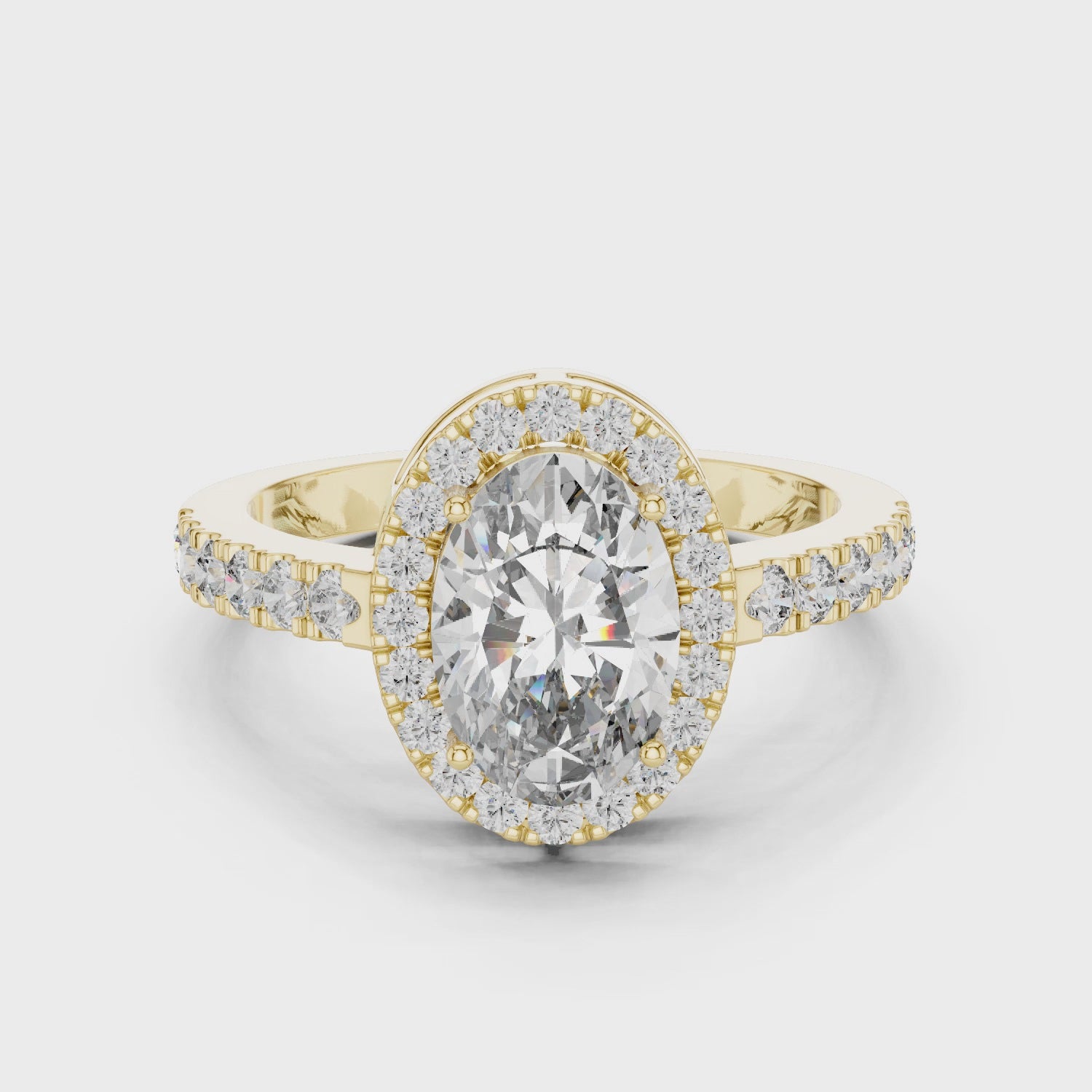 3CT ROUND ENGAGEMENT RING