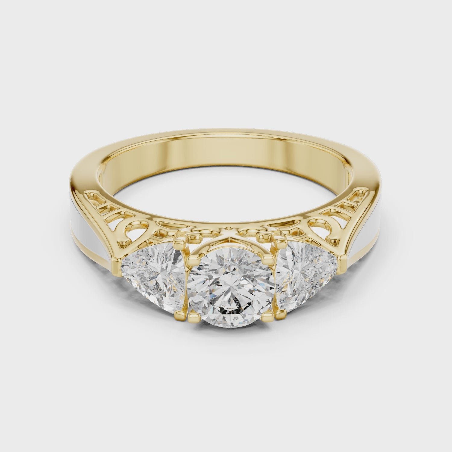 3 Stone Engagement Ring