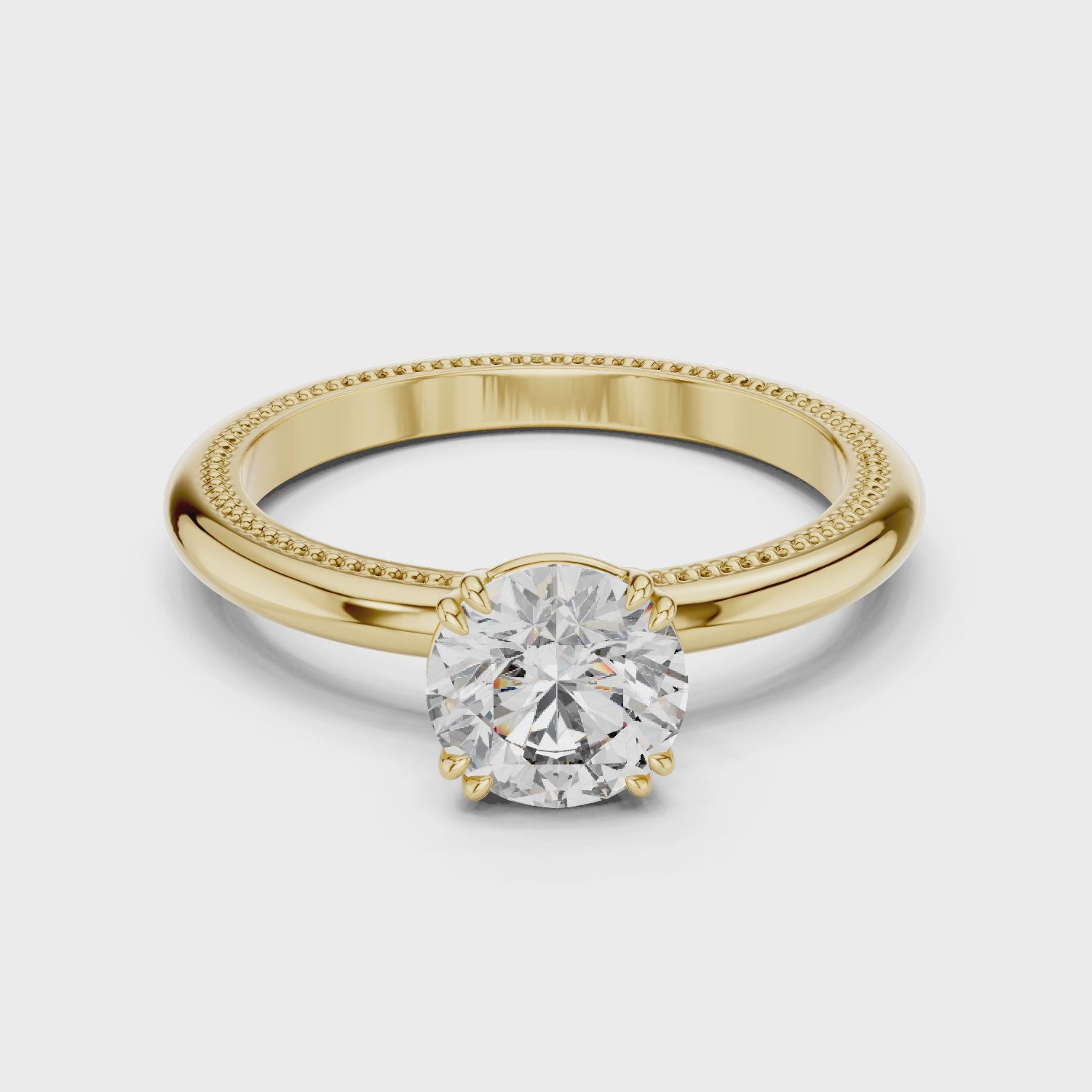 1ct Solitaire Ring With Different Setting