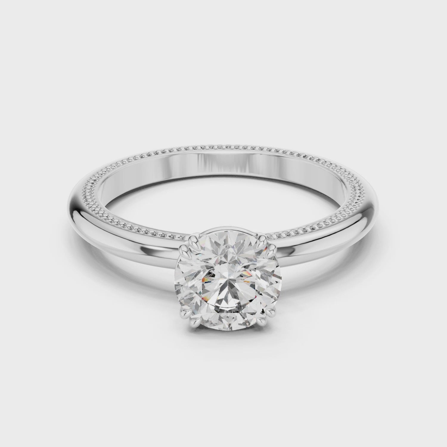 1ct Solitaire Ring With Different Setting