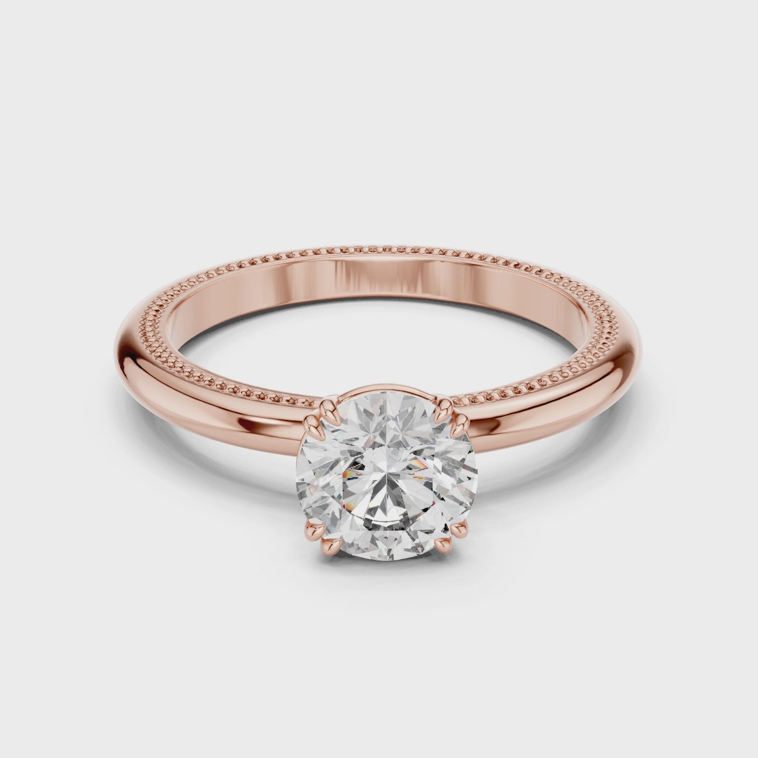 1ct Solitaire Ring With Different Setting