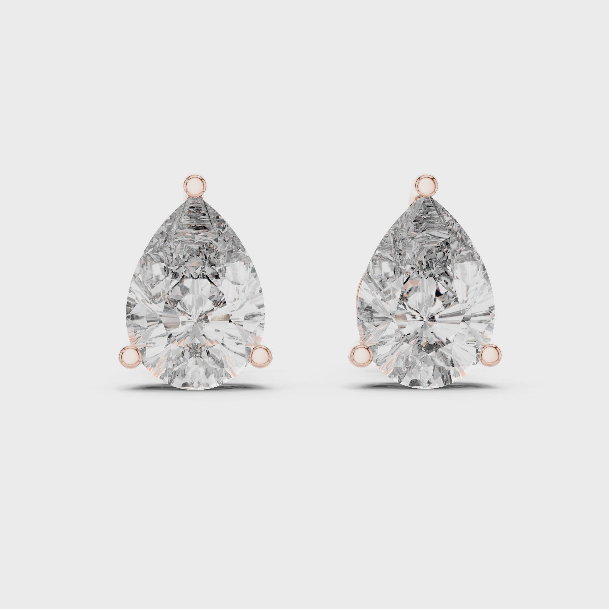 1.5CT PEAR EARRING