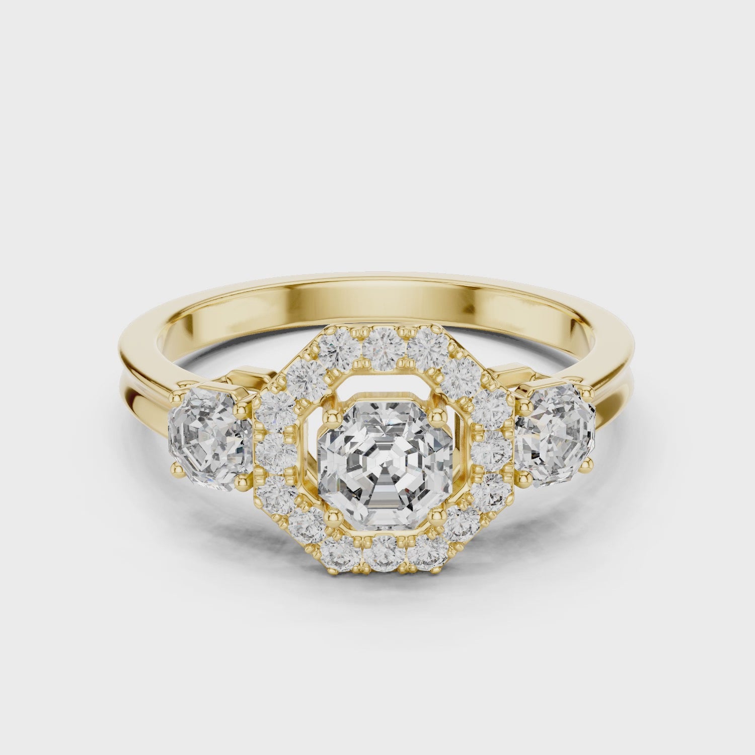 Halo Setting Engagement Ring