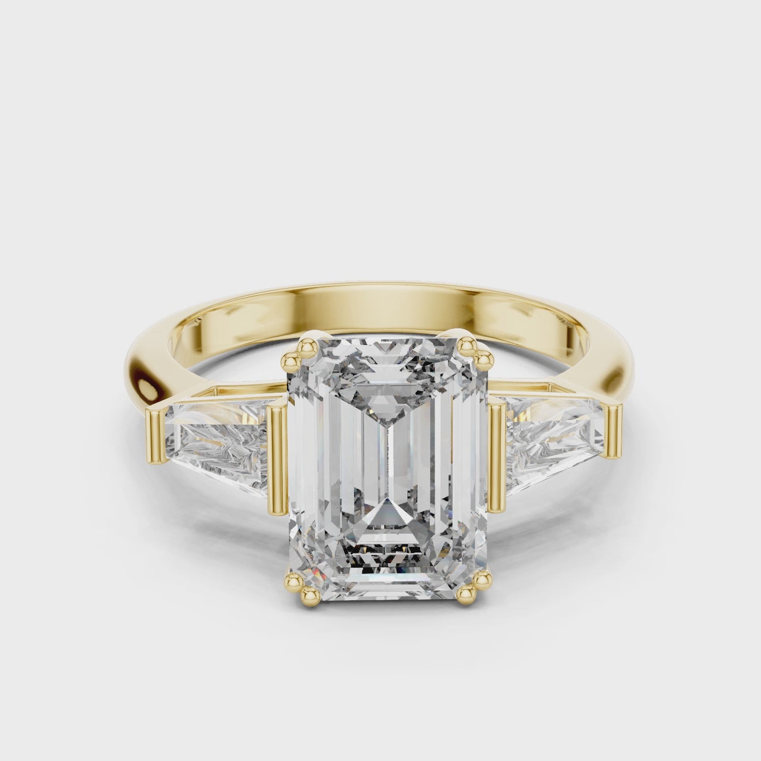 2.5CT RADIANT SHAPE ENGAGEMENT RING