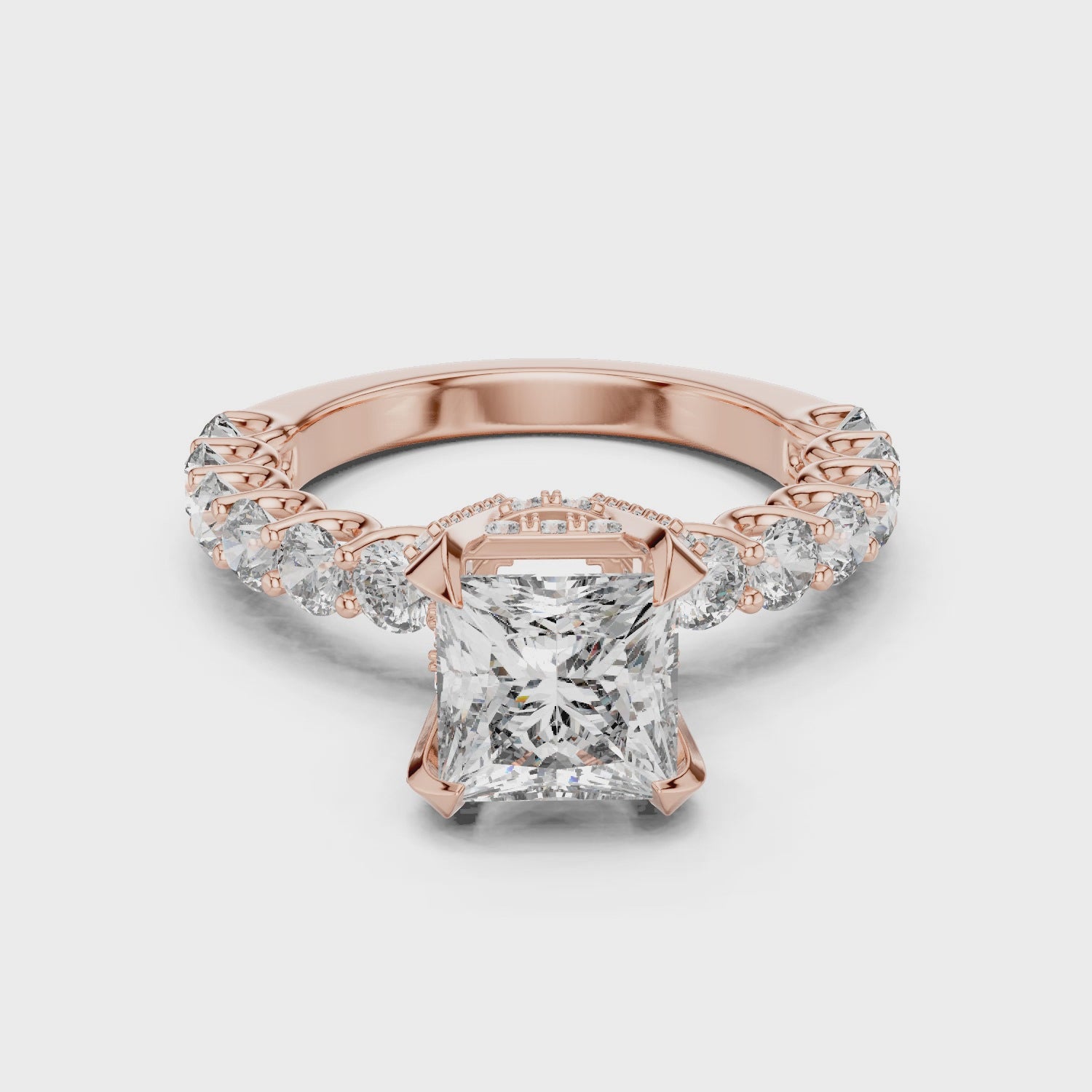 2 STONE ENGAGEMENT RING