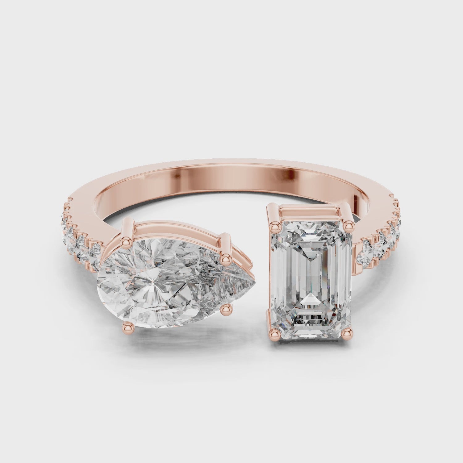 2CT HEIGHTED ENGAGEMENT RING