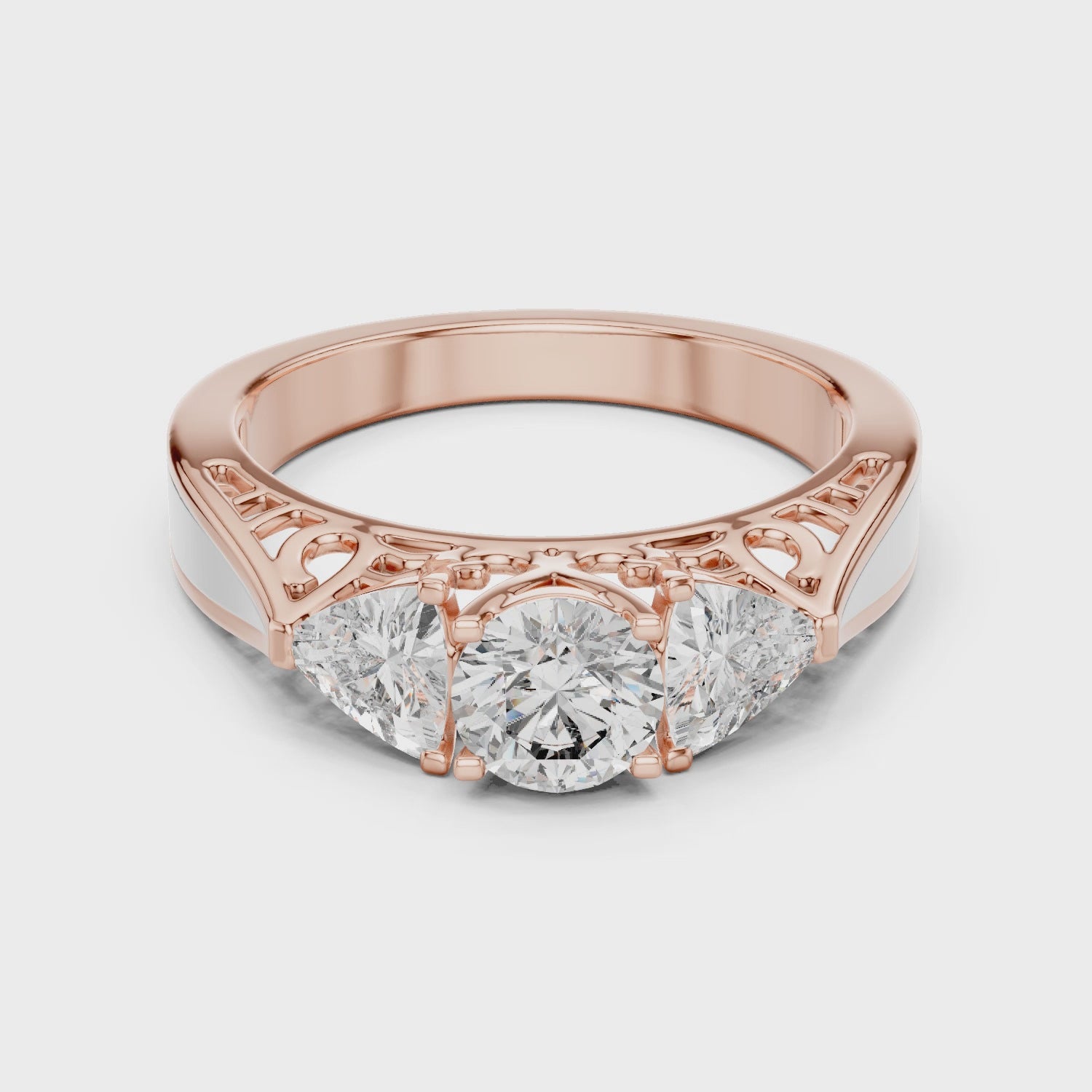 3 Stone Engagement Ring