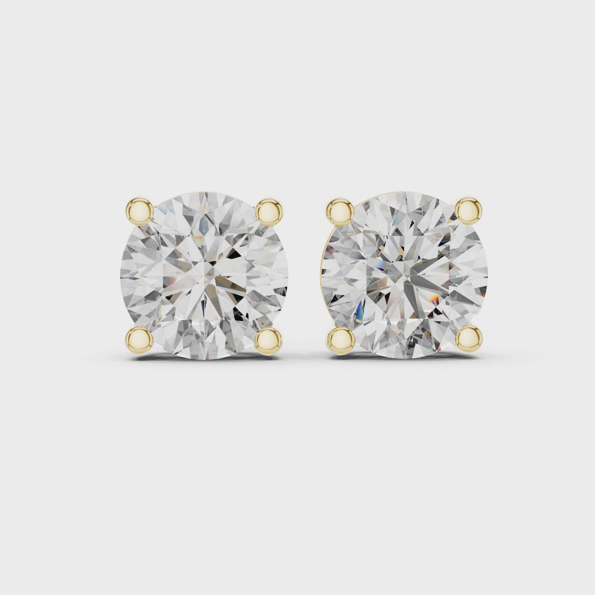 2CT SOLITAIRE EARRING