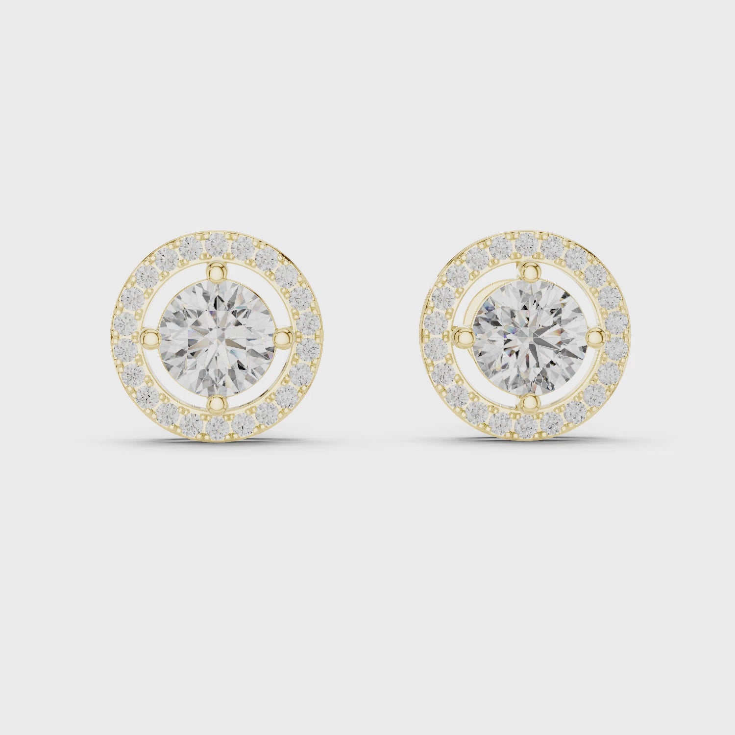 1CT ROUND WITH HALO SETTING TOPS