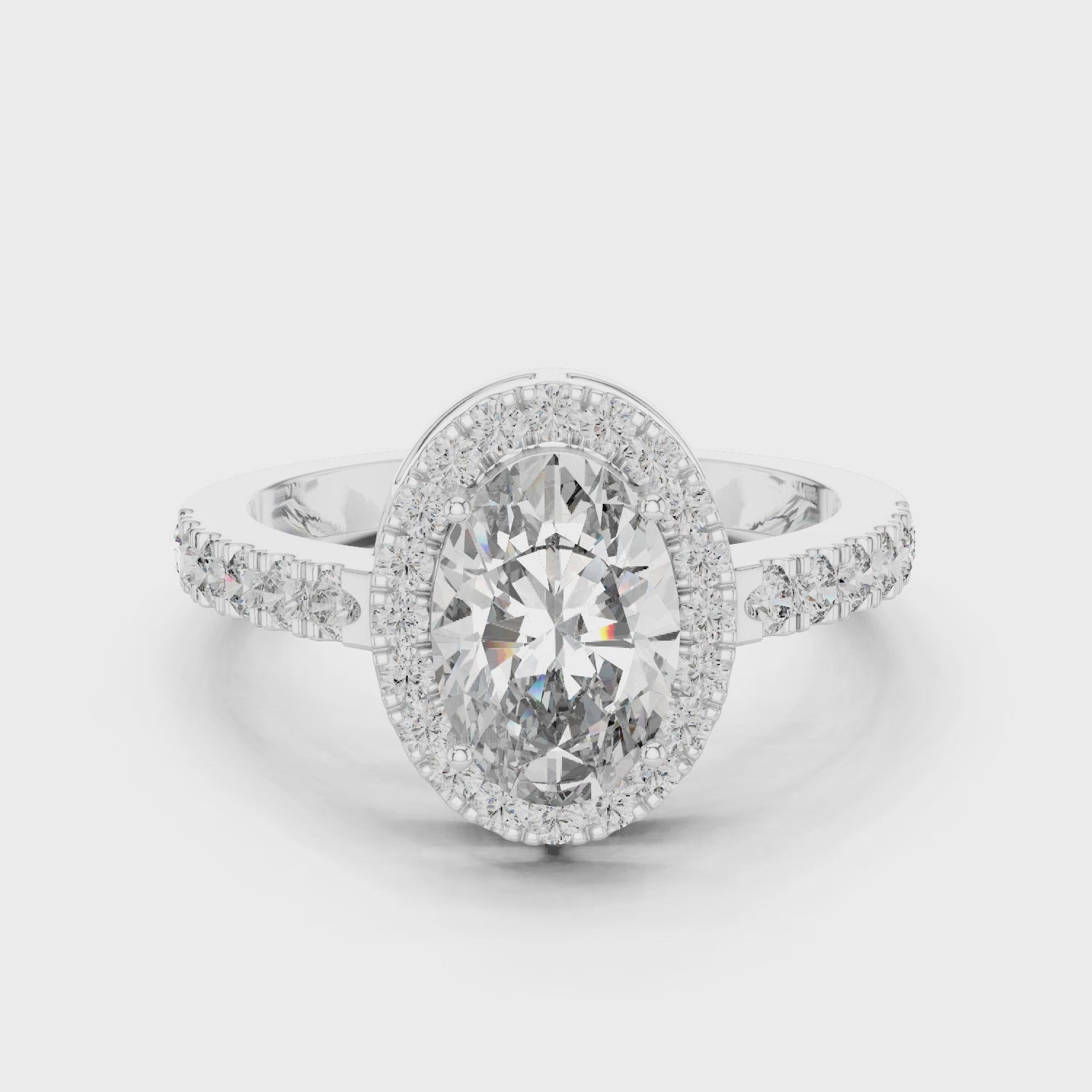 3CT ROUND ENGAGEMENT RING