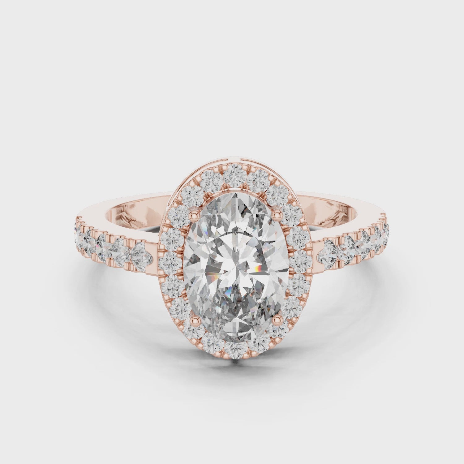 3CT ROUND ENGAGEMENT RING